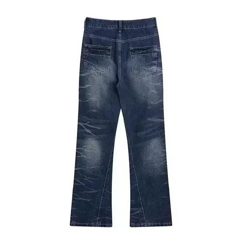 Designer × Japanese Brand × Vintage skate flared tie dye faded jeans Size US 32 / EU 48 - 2 Thumbnail