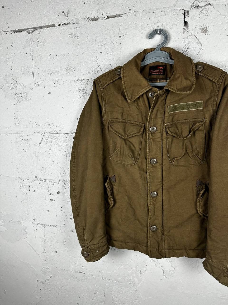 Schott Vintage 90s Schott MA 7 Flyers Army Military Jacket USA Size US M / EU 48-50 / 2 - 2 Thumbnail