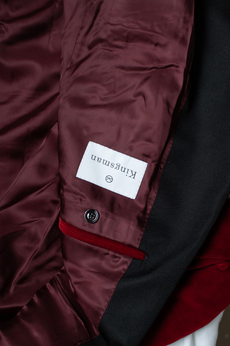 Kingsman Kingsman, Red velvet blazer Size 52R - 7 Thumbnail