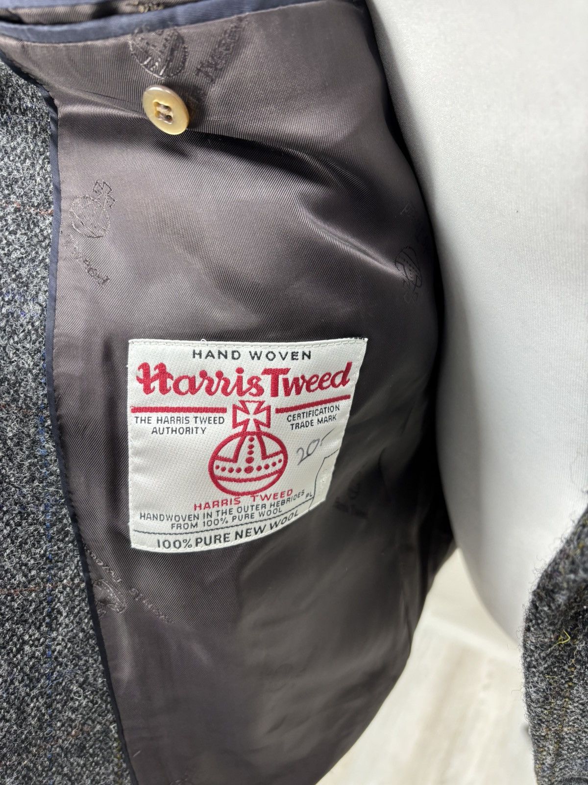 Harris Tweed Mens blazer Harris Tweed Size 44S Color Gray Size 44S - 11 Thumbnail