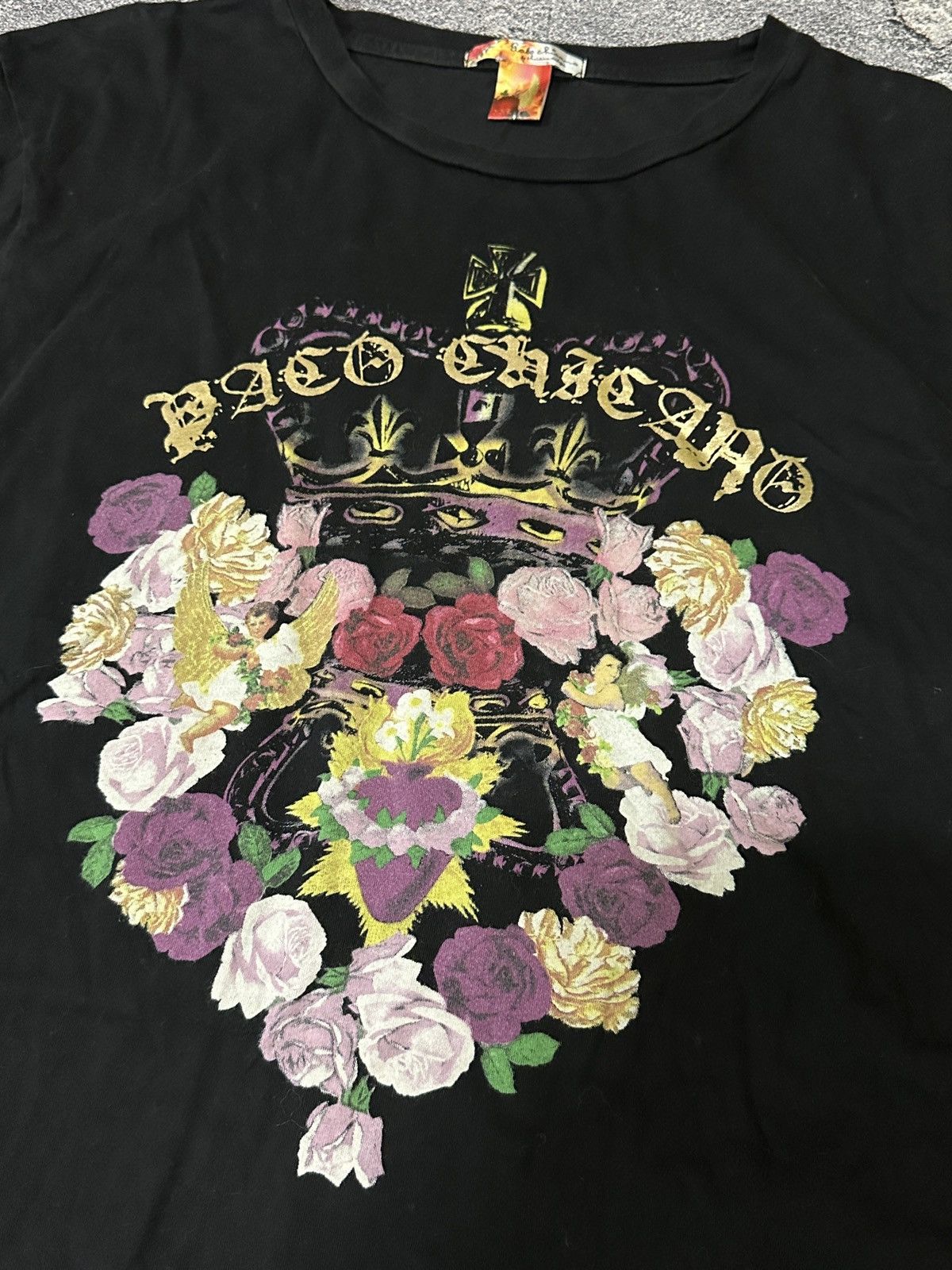 Christian Audigier Vintage Paco Chicano By Christian Audigier Cupid Peace Punk Size US XXL / EU 58 / 5 - 3 Thumbnail