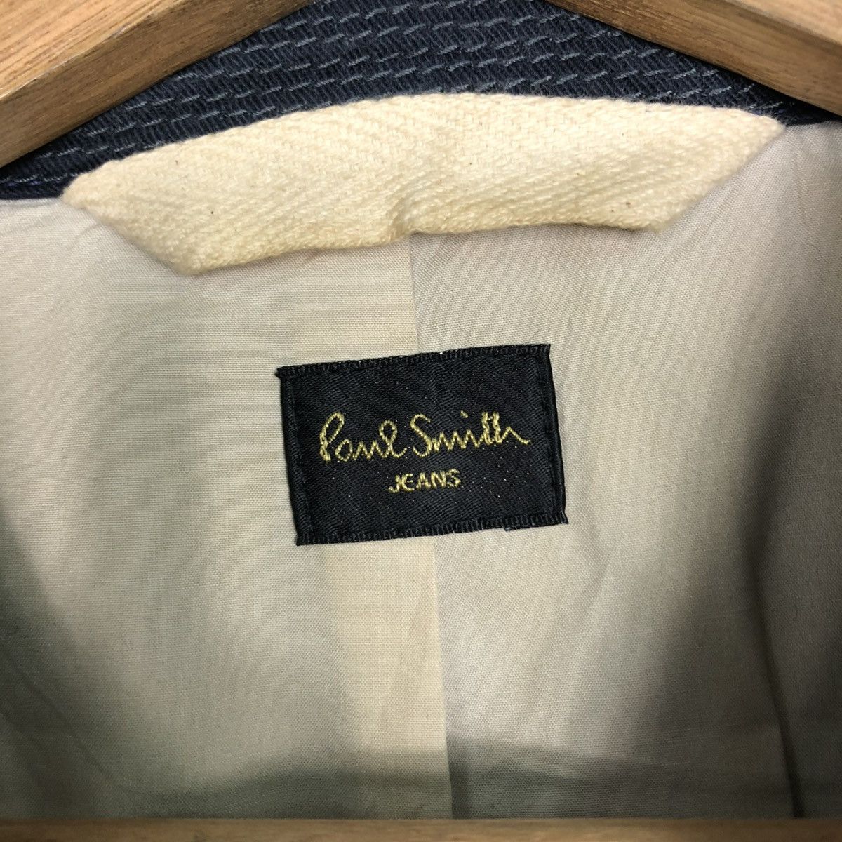 Paul Smith 🔥VINTAGE WOOL JACKET PAUL SMITH JEANS LEATHER PARTS HAND Size US M / EU 48-50 / 2 - 20 Thumbnail