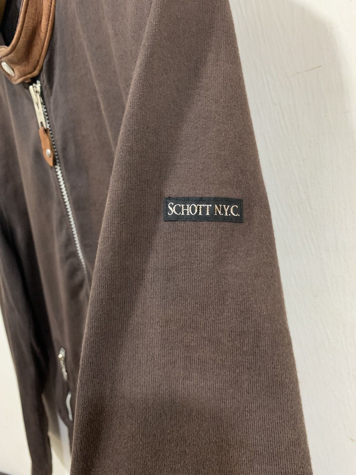 Schott Schott N.Y.C sweatshirt zipper vintage Size US L / EU 52-54 / 3 - 7 Thumbnail