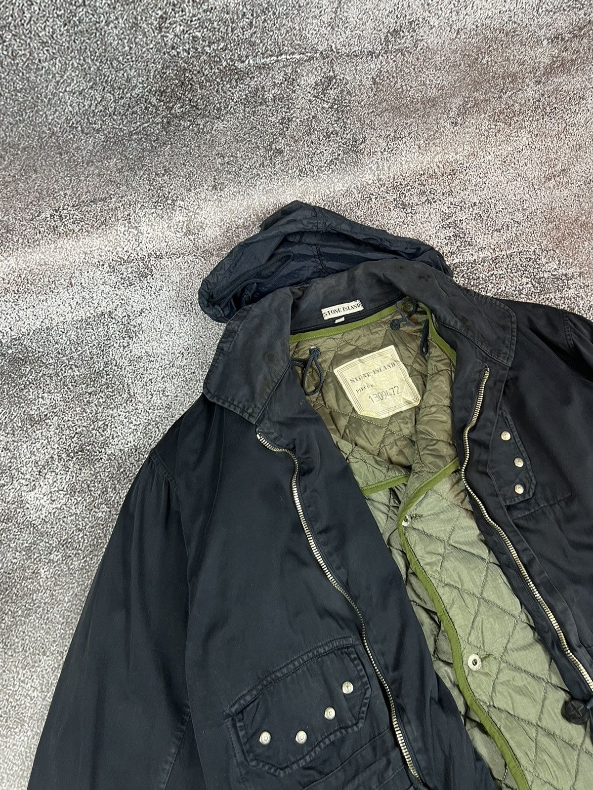 Stone Island × Vintage 80s Stone Island Royal Navy military layer field jacket ship Size US XL / EU 56 / 4 - 12 Thumbnail