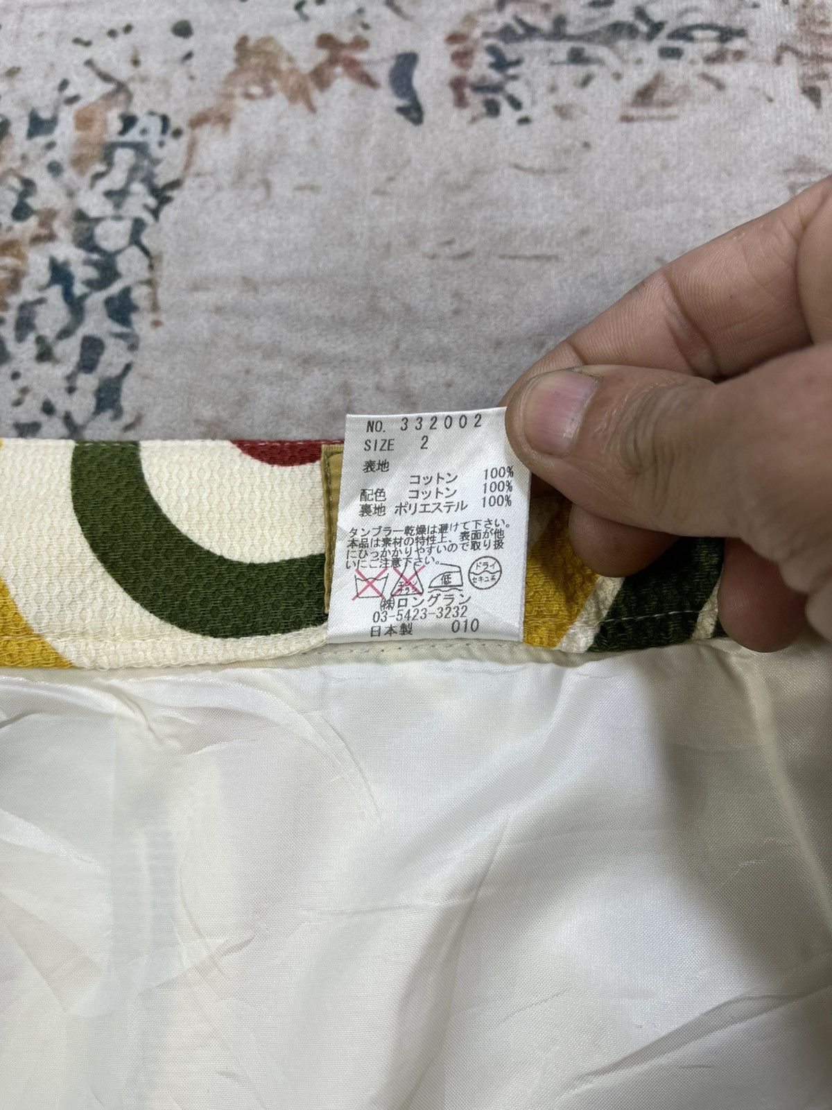 Japanese Brand Sortir Retro 70s Style A-Line Circular Mini Skirt Size 26" / US 2 / IT 38 - 12 Thumbnail