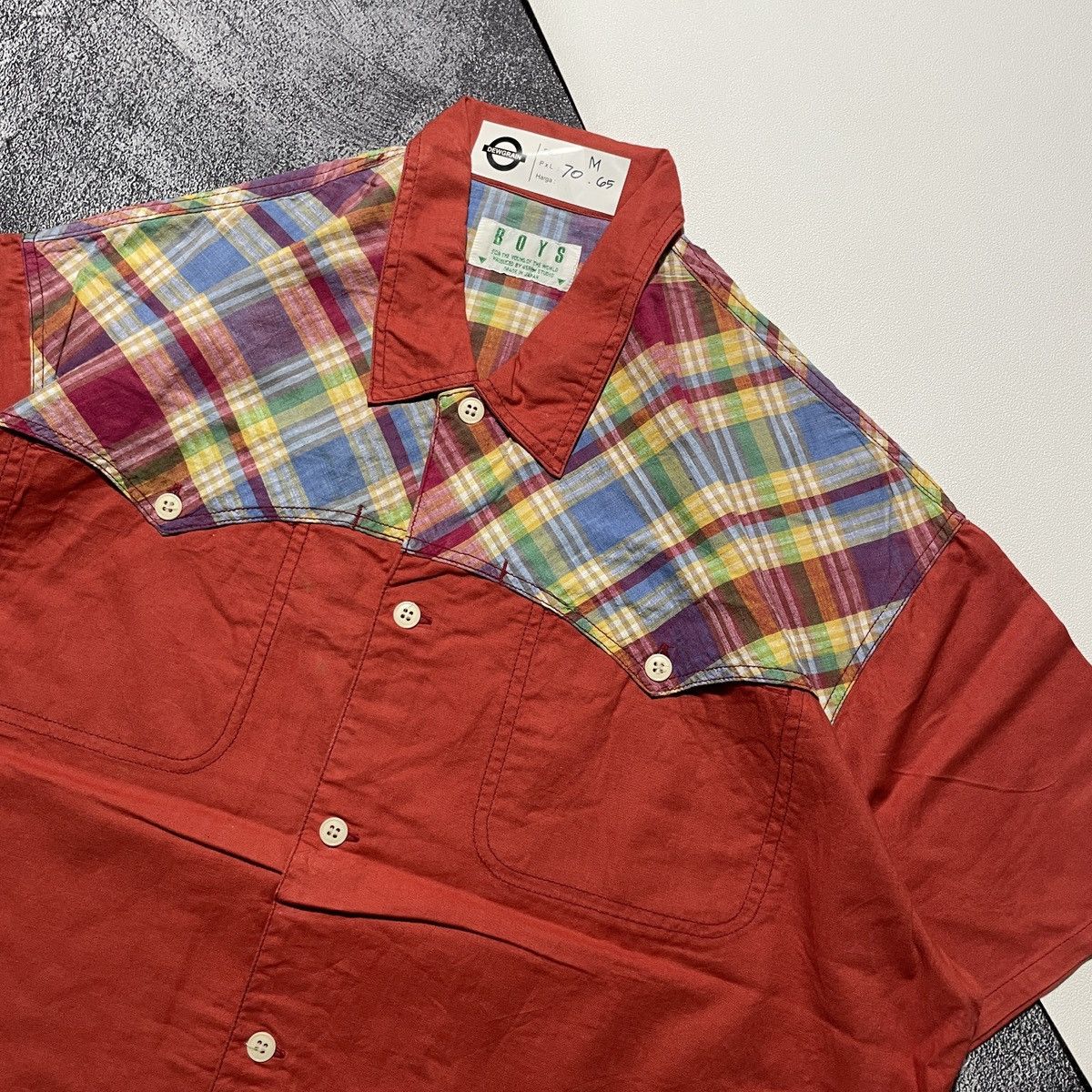 45rpm × Fendi × Issey Miyake Vintage Shirts 45RPM Japan Size US M / EU 48-50 / 2 - 3 Thumbnail