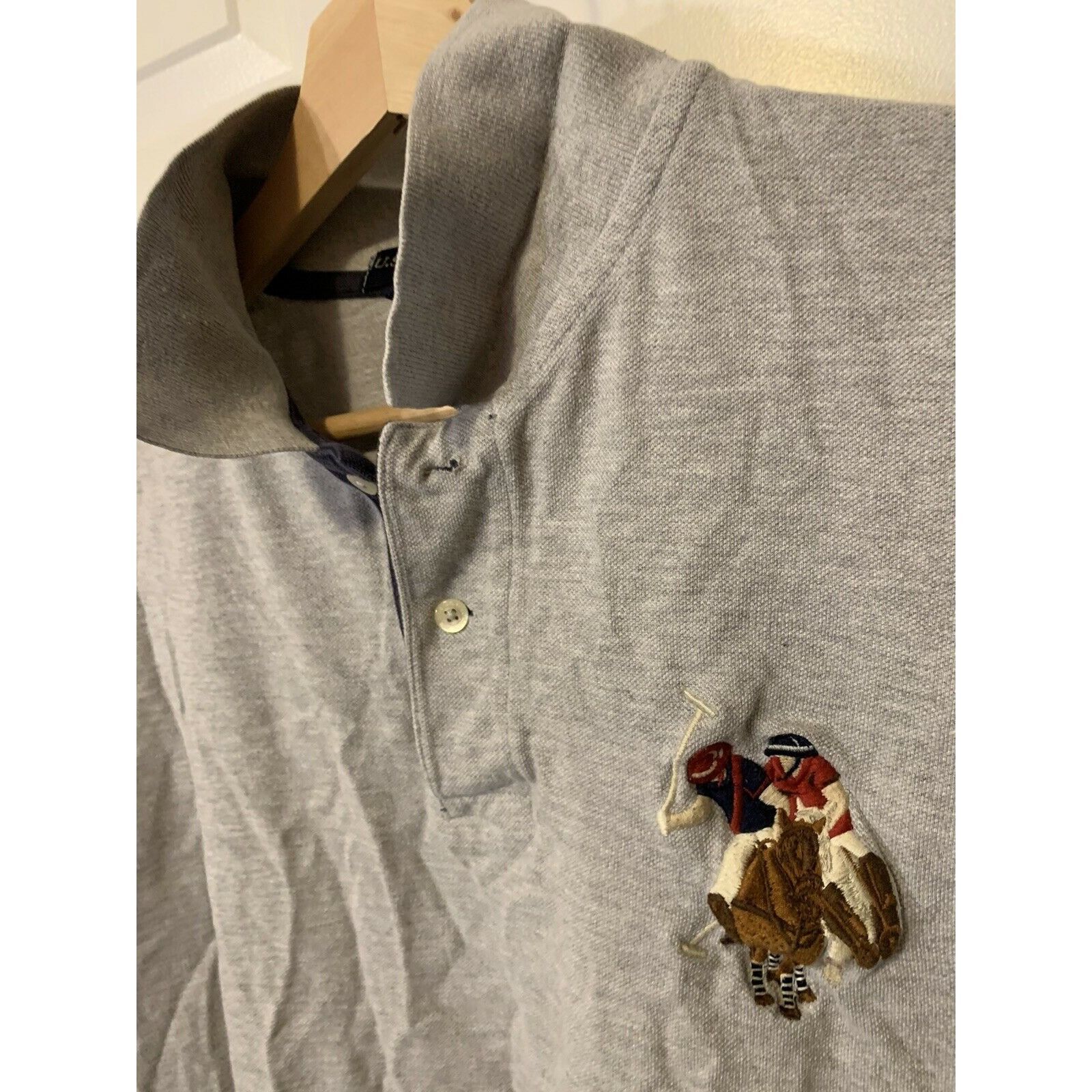 U.S. Polo Assn. US Polo Assn Shirt Men's Sz XL Gray Big Pony Size US XL / EU 56 / 4 - 1 Thumbnail
