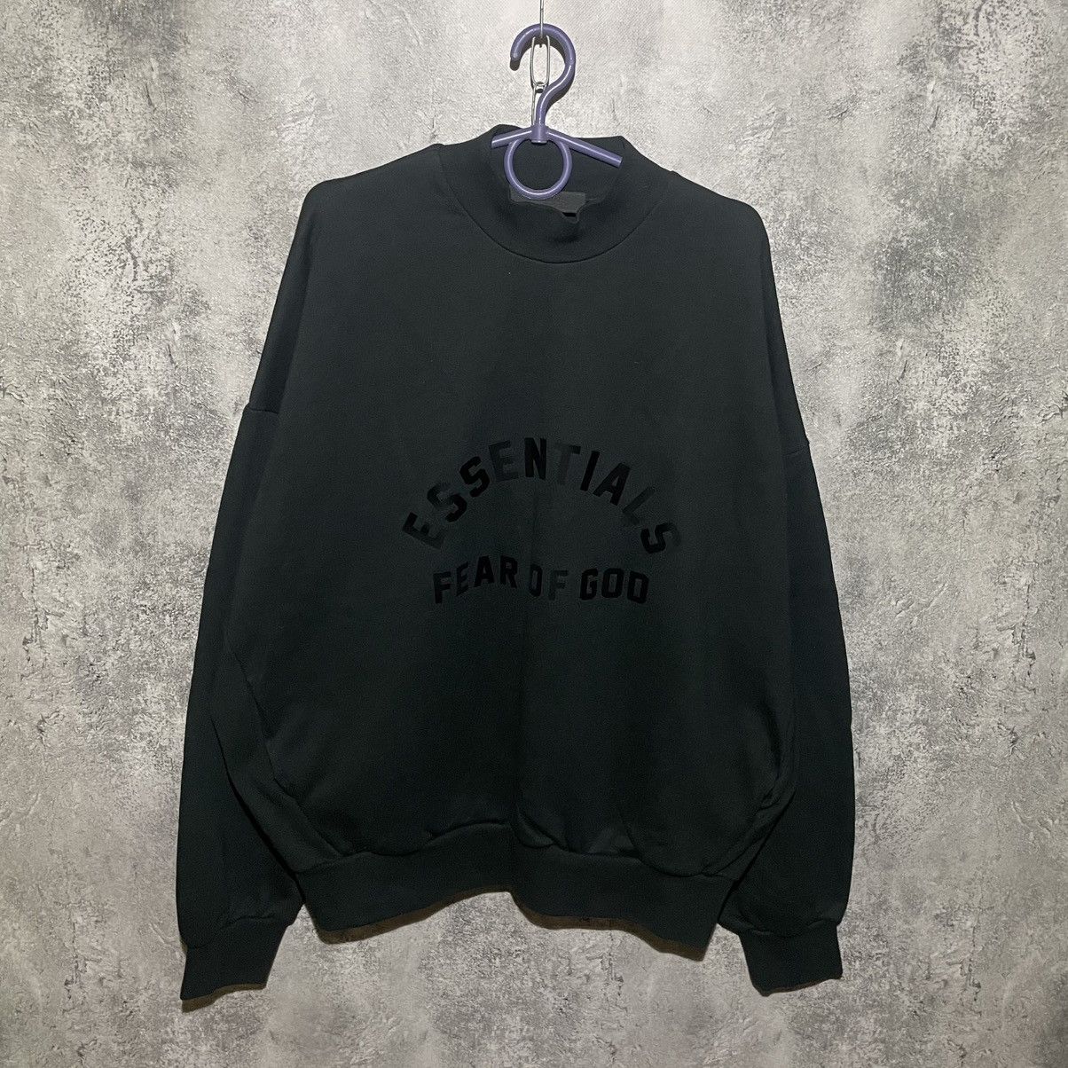Fear of God Fear Of God Essentials Sweatshirt Big Logo Pullover Rare Size US L / EU 52-54 / 3 - 1 Thumbnail