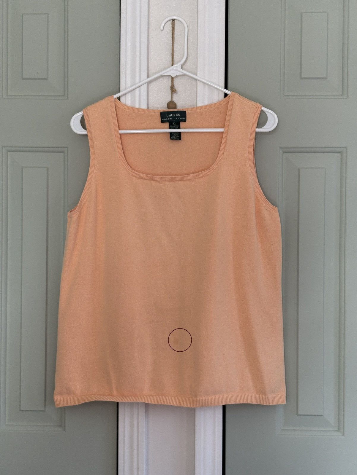 Lauren Ralph Lauren Lauren Ralph Lauren Peach Knit Tank & Cardigan Set XL Size XL / US 12-14 / IT 48-50 - 5 Thumbnail