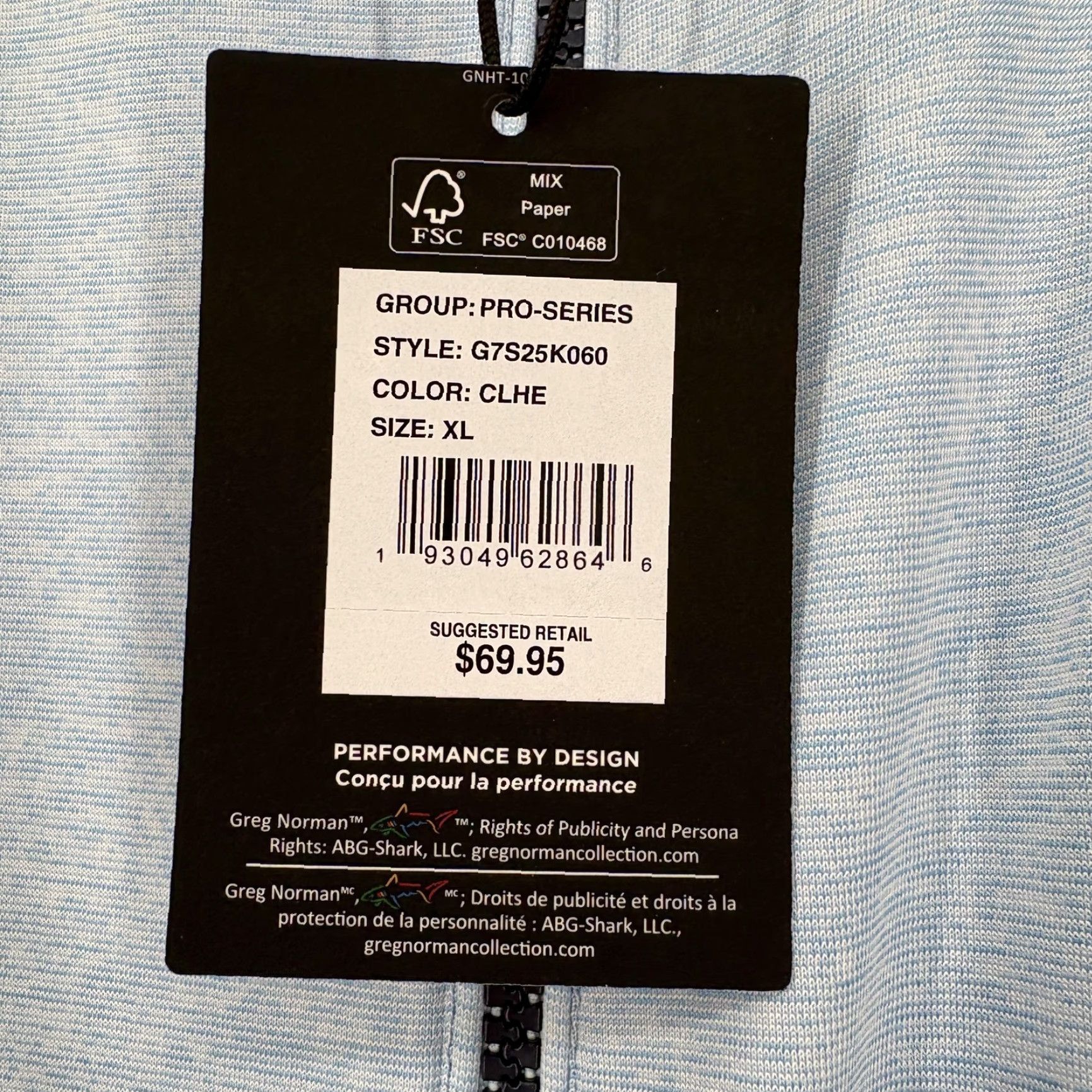 Vintage Greg Norman Collection Pullover Mens XL Blue Pro-Series 1/4 Zip Golf ShopRite Size US XL / EU 56 / 4 - 6 Thumbnail