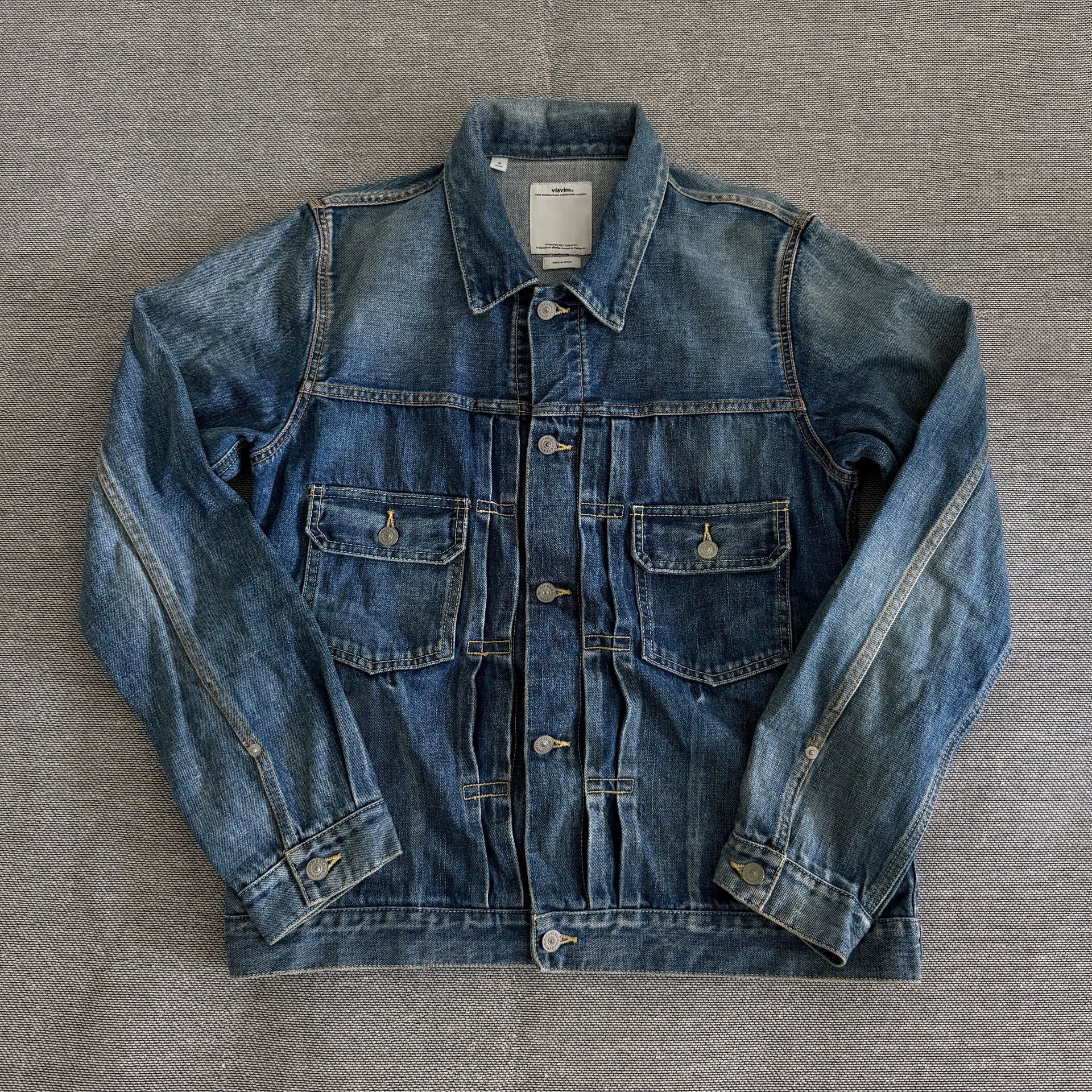 Visvim Visvim 101 17SS Type 2 Damaged Denim Jacket 4 Size US XL / EU 56 / 4 - 1 Thumbnail