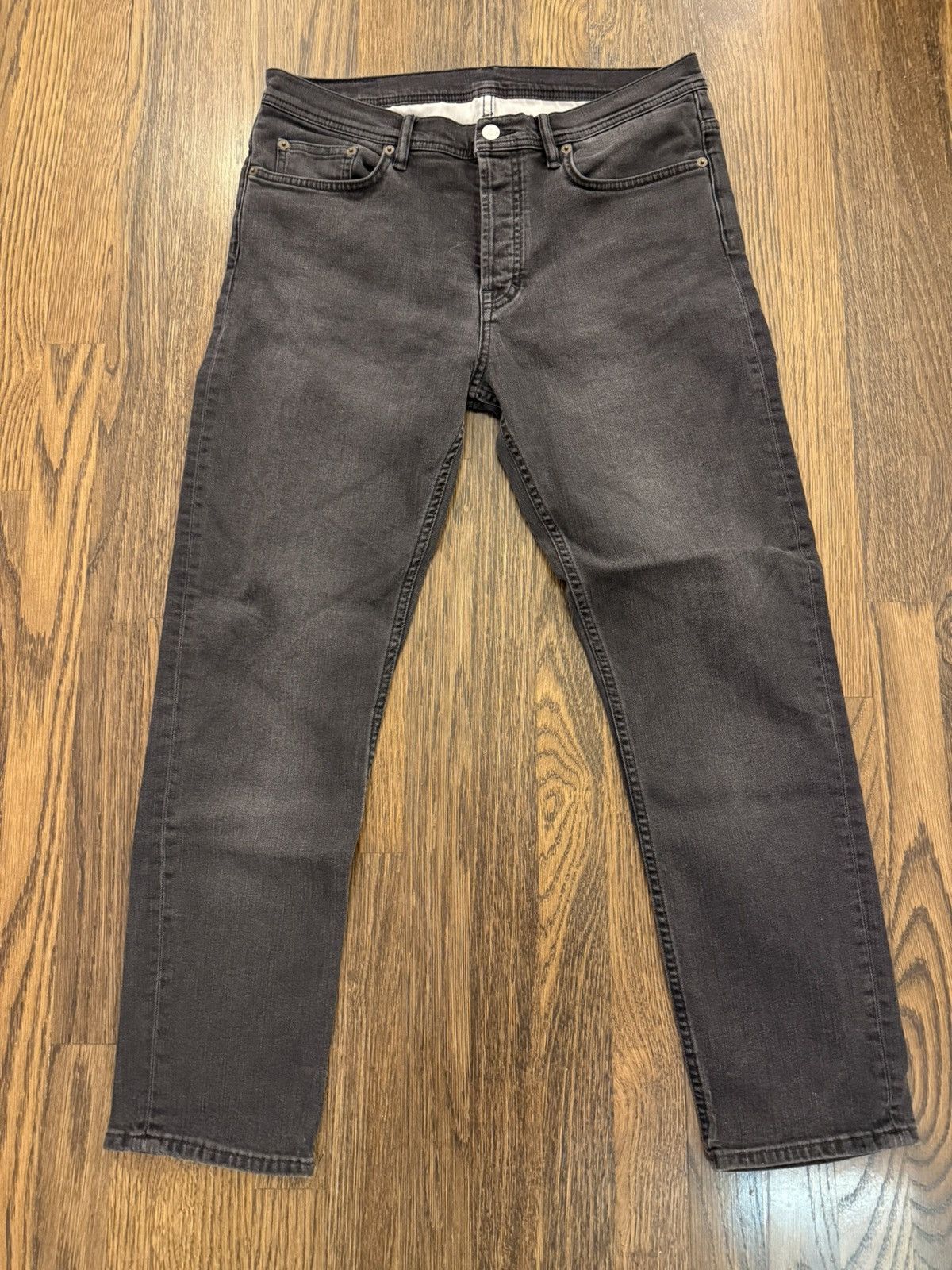 Acne Studios Acne Studios Dark Grey Jeans Size US 32 / EU 48 - 1 Thumbnail