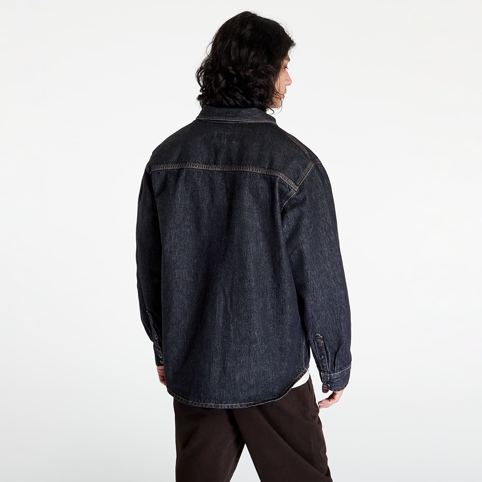 Stussy × Vintage Stüssy FW22 Western Denim Shirt Washed Black XLarge Size US XL / EU 56 / 4 - 2 Thumbnail