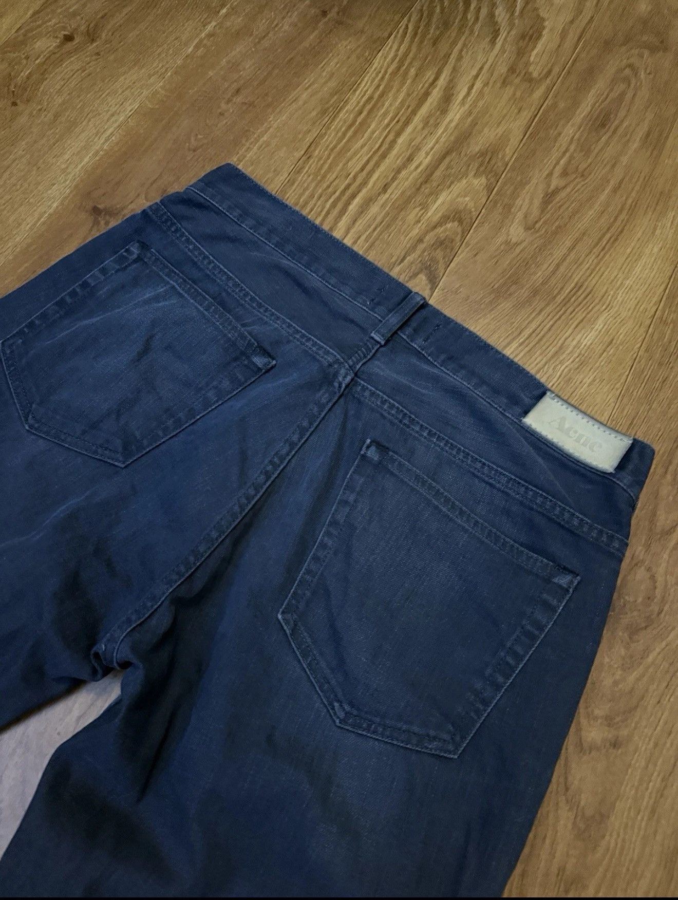 Acne Studios Acne Studios Blue Jeans Mid Rise Straight Denim Trousers Size US 34 / EU 50 - 7 Thumbnail