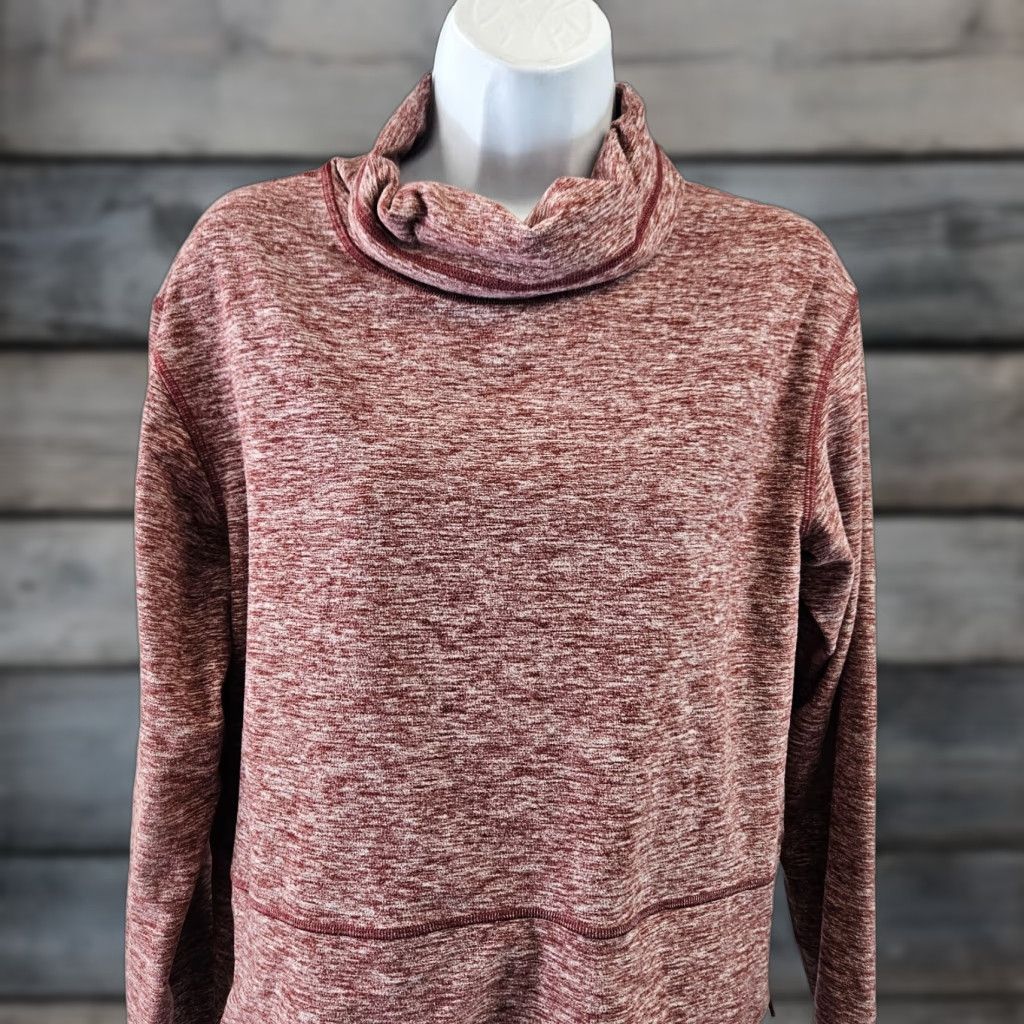 Lululemon Lululemon Womens Ready To Rulu Fleece Pullover Sz 6 Heathered Savannah Pocket Sweatshirt Pullover Red 6 Womens Modern Activewear 90s? Size M / US 6-8 / IT 42-44 - 1 Thumbnail