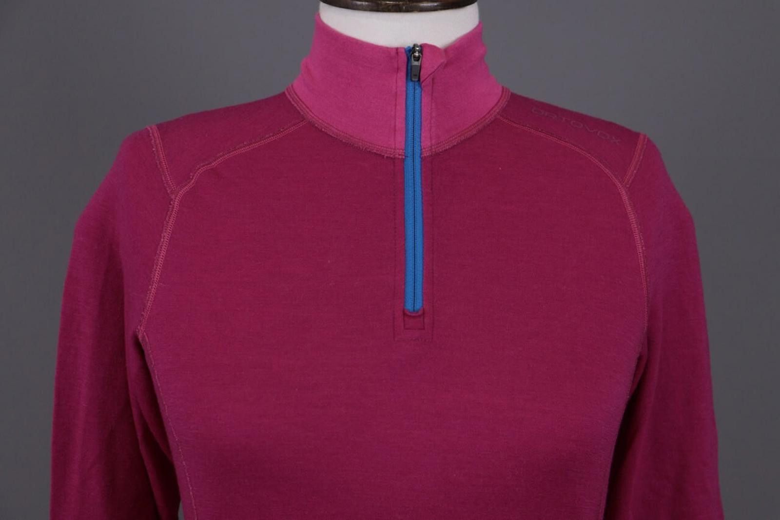 ORTOVOX Ortovox Burgundy Pink Lightweight Wool Base Layer Size M Size M / US 6-8 / IT 42-44 - 3 Thumbnail