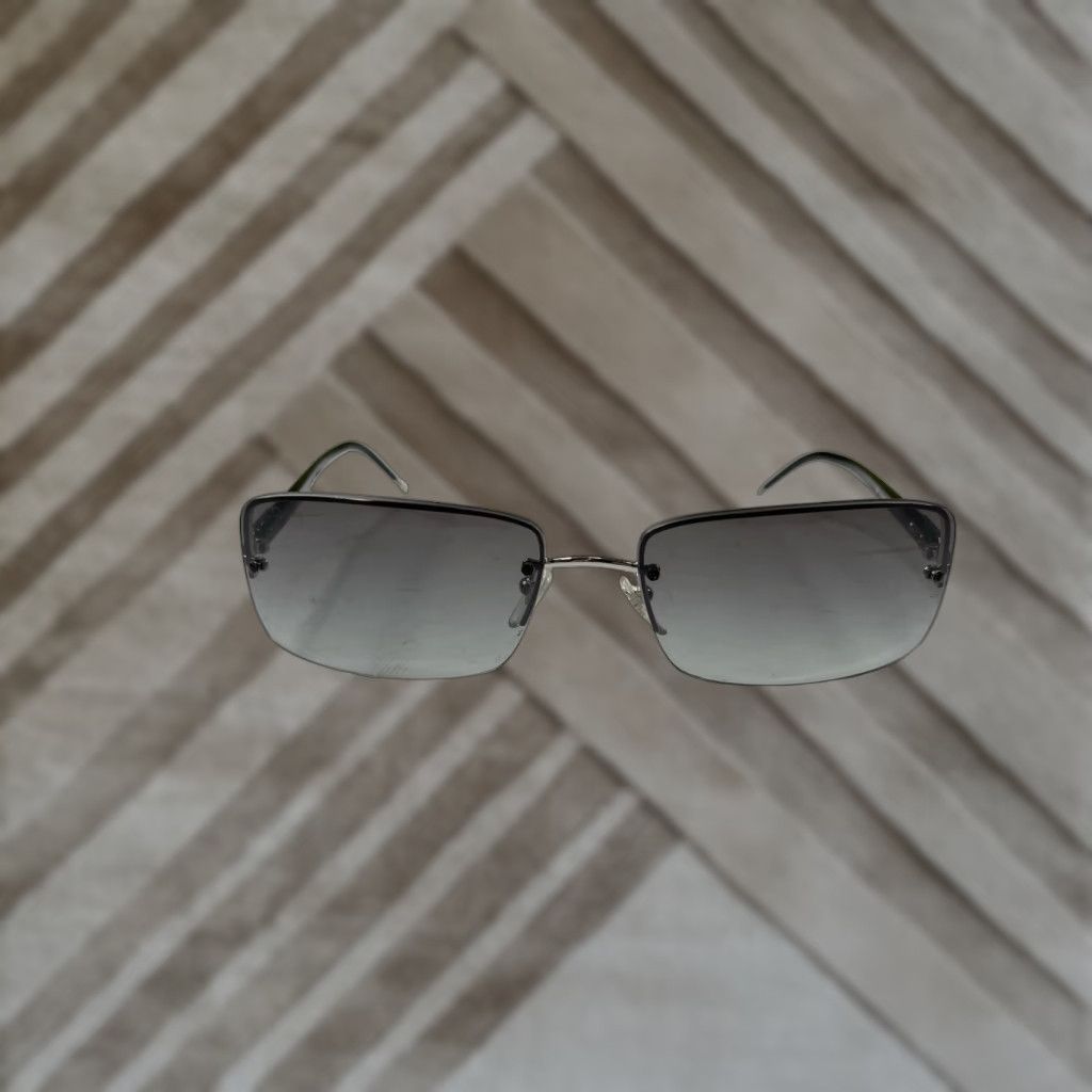 Salvatore Ferragamo Salvatore Ferragamo Sunglasses Men Half Rim Frames 1194 511/11 60 17 140 Black Geometric Designer Glass Metal Plastic Size ONE SIZE - 1 Thumbnail