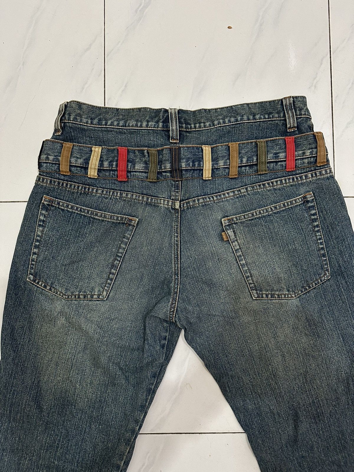 Vintage VTG Distress Amore Puro Double Waist Like Undercover Pants Size US 34 / EU 50 - 3 Thumbnail