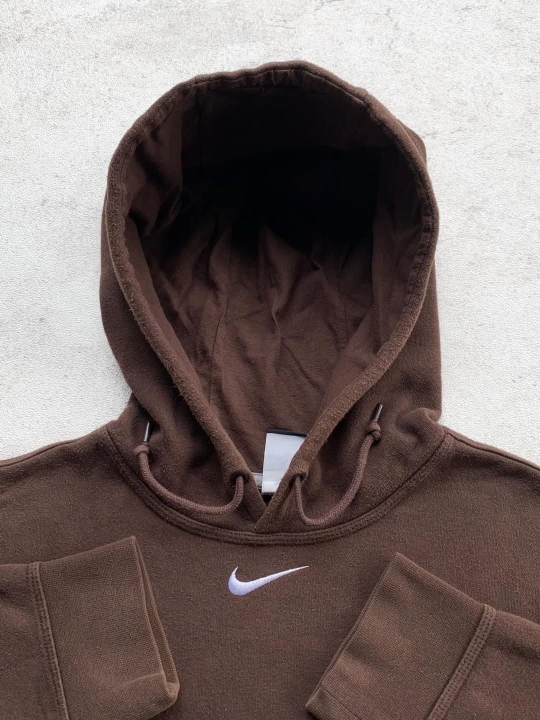 Nike Nike Center Swoosh Brown Hoodie Size US L / EU 52-54 / 3 - 1 Thumbnail