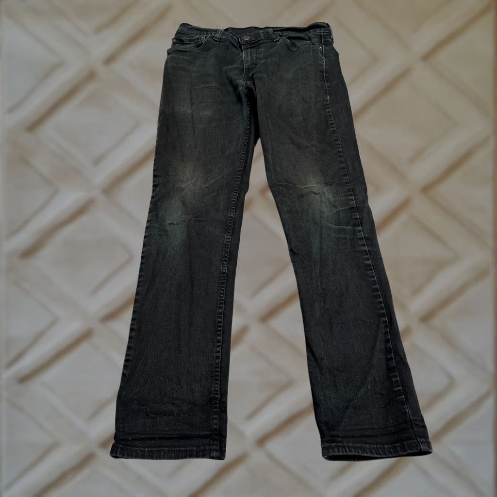 Levi's Levi's 511 Slim Fit Straight Leg Jeans Mens 32x32 Dark Wash Cotton Stretch Denim Size US 32 / EU 48 - 1 Thumbnail