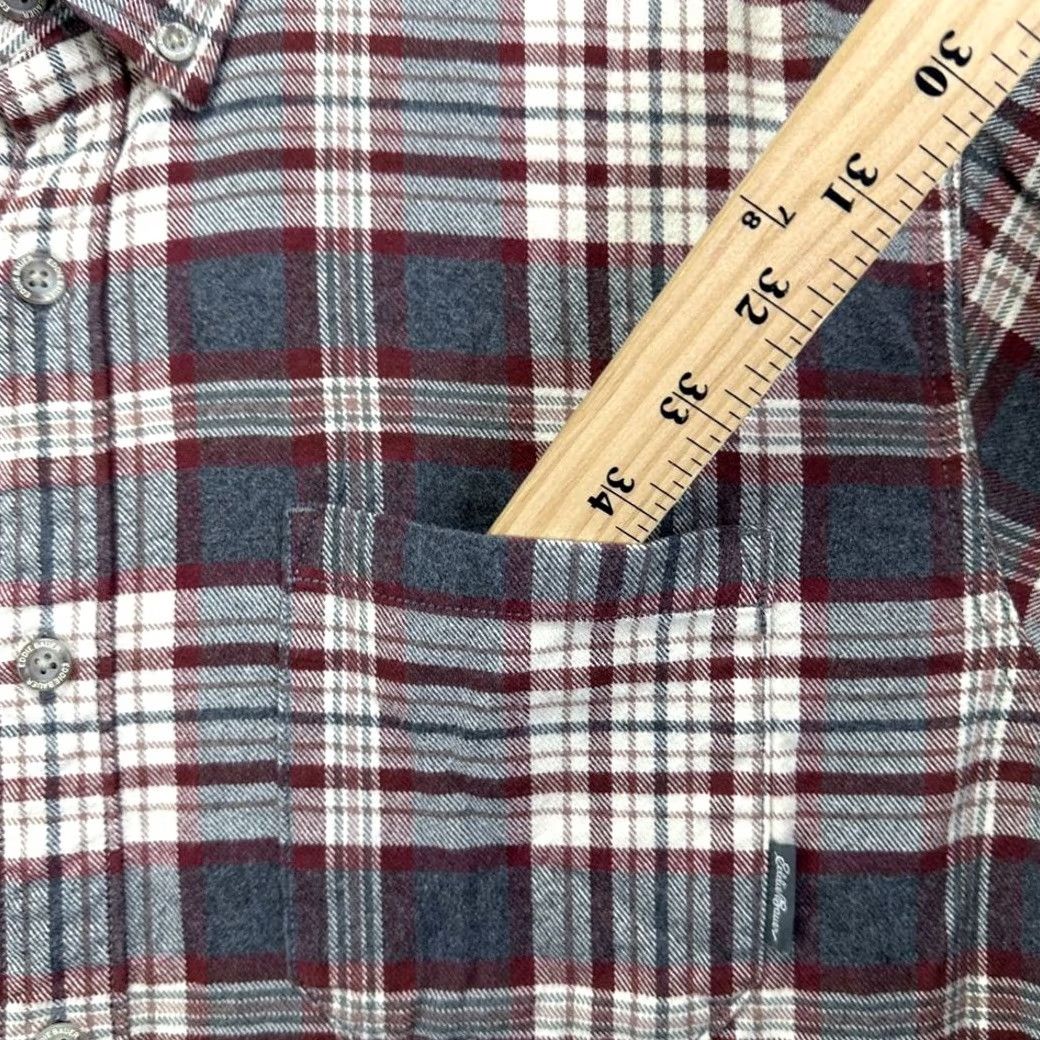 Eddie Bauer VINTAGE Eddie Bauer Button Down Shirt Men XL Black Plaid Classic Long Sleeve Pocket Size US XL / EU 56 / 4 - 5 Thumbnail