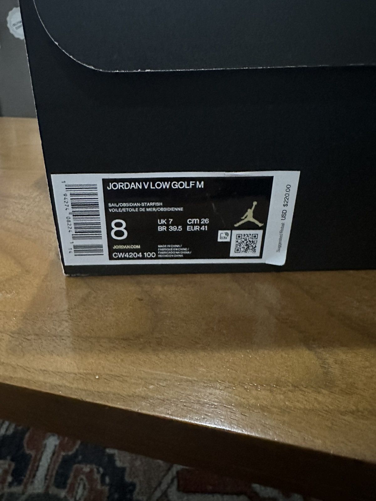 Jordan Brand × Nike Jordan V Low Gold M / Sail-Obsidian-Starfish Size US 8 / EU 41 - 4 Thumbnail