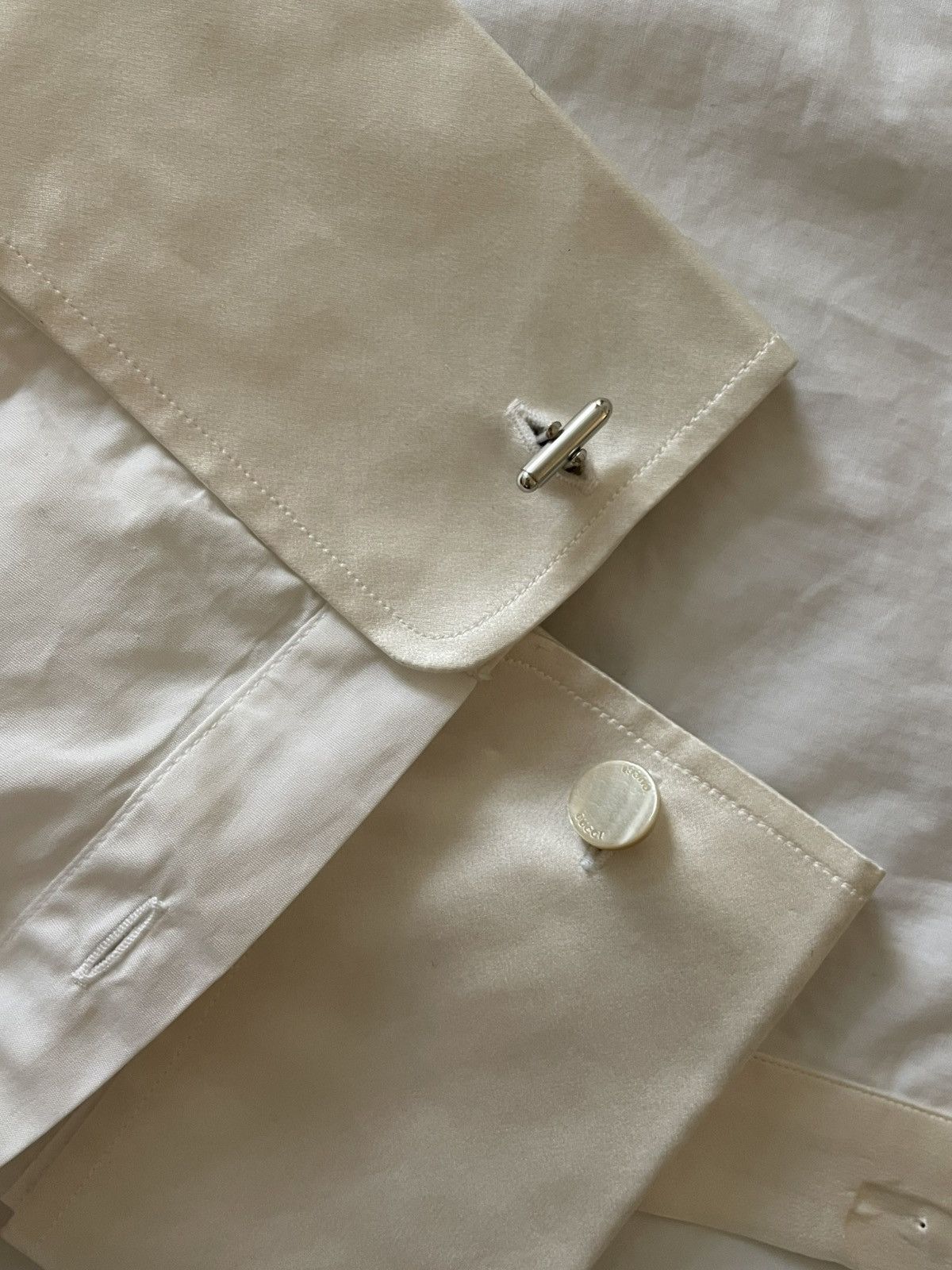 Gucci White Mens Gucci Formal Shirt Size Small / 15 Size US S / EU 44-46 / 1 - 4 Thumbnail