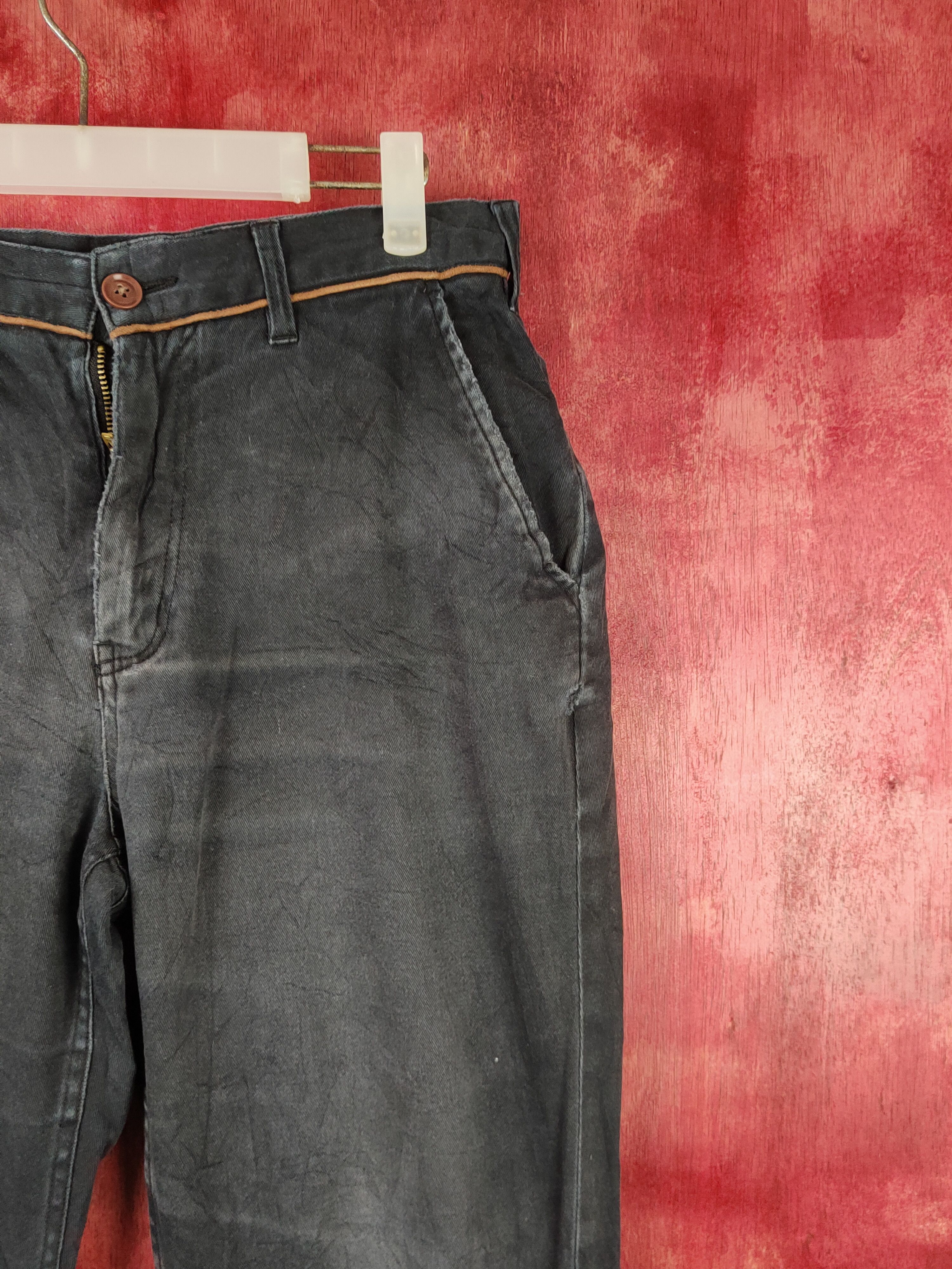 Japanese Brand × Vintage Confirm vintage distressed Ripped Casual Pants #S1430 Size US 31 - 5 Thumbnail