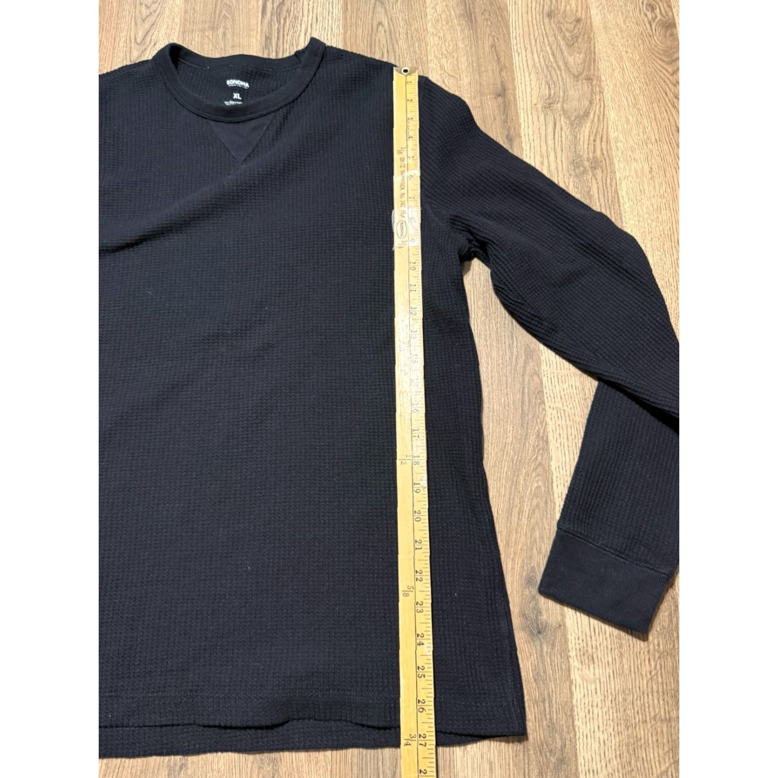 Vintage Sonoma Shirt Men's XL Black Long Sleeve Crewneck Shirt Crew Neck Par-T?g? Size US XL / EU 56 / 4 - 7 Thumbnail