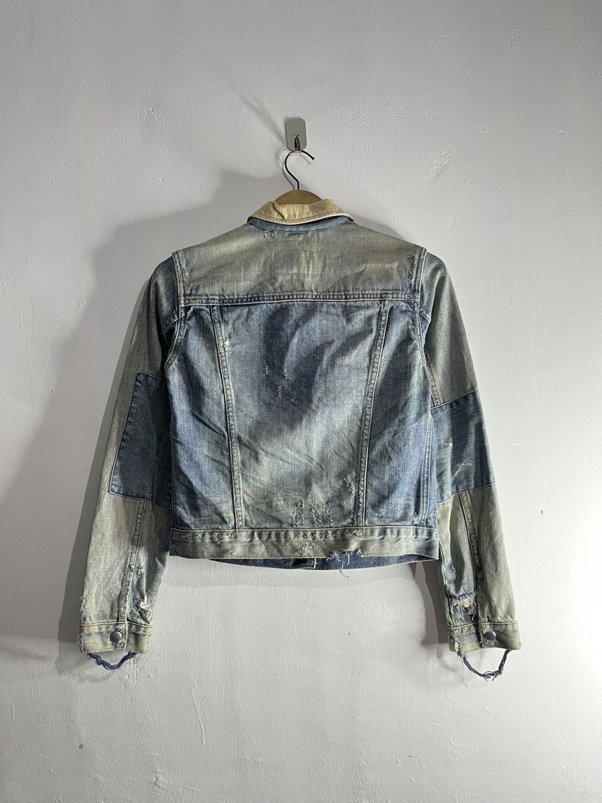 Allsaints Allsaints denim destroyed boro style trucker jeans Size US S / EU 44-46 / 1 - 2 Thumbnail