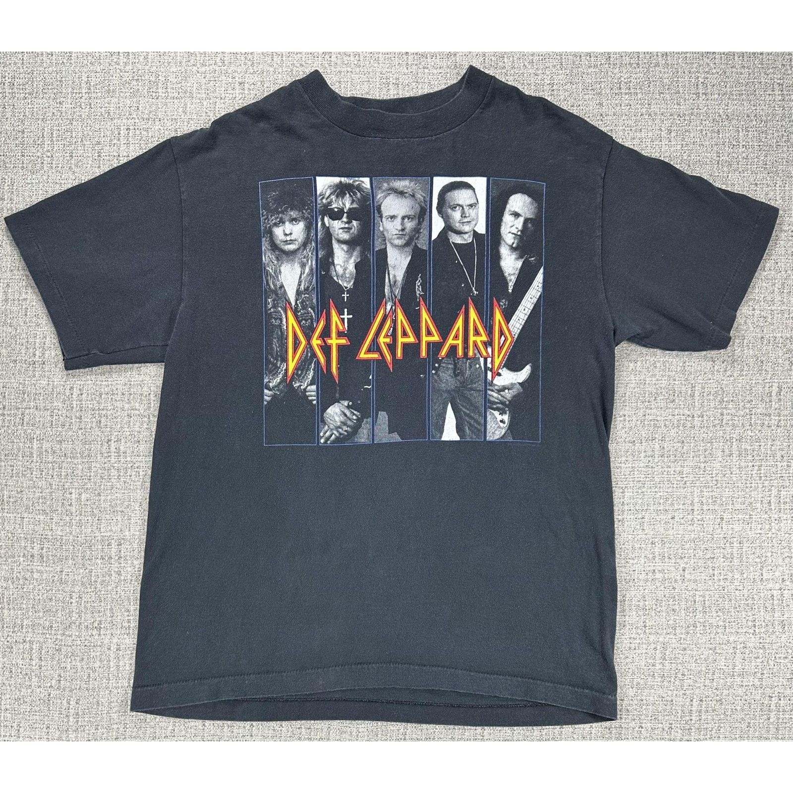 Giant Def Leppard Shirt Large Black Adrenalize Band Tee Giant USA Size US L / EU 52-54 / 3 - 1 Thumbnail