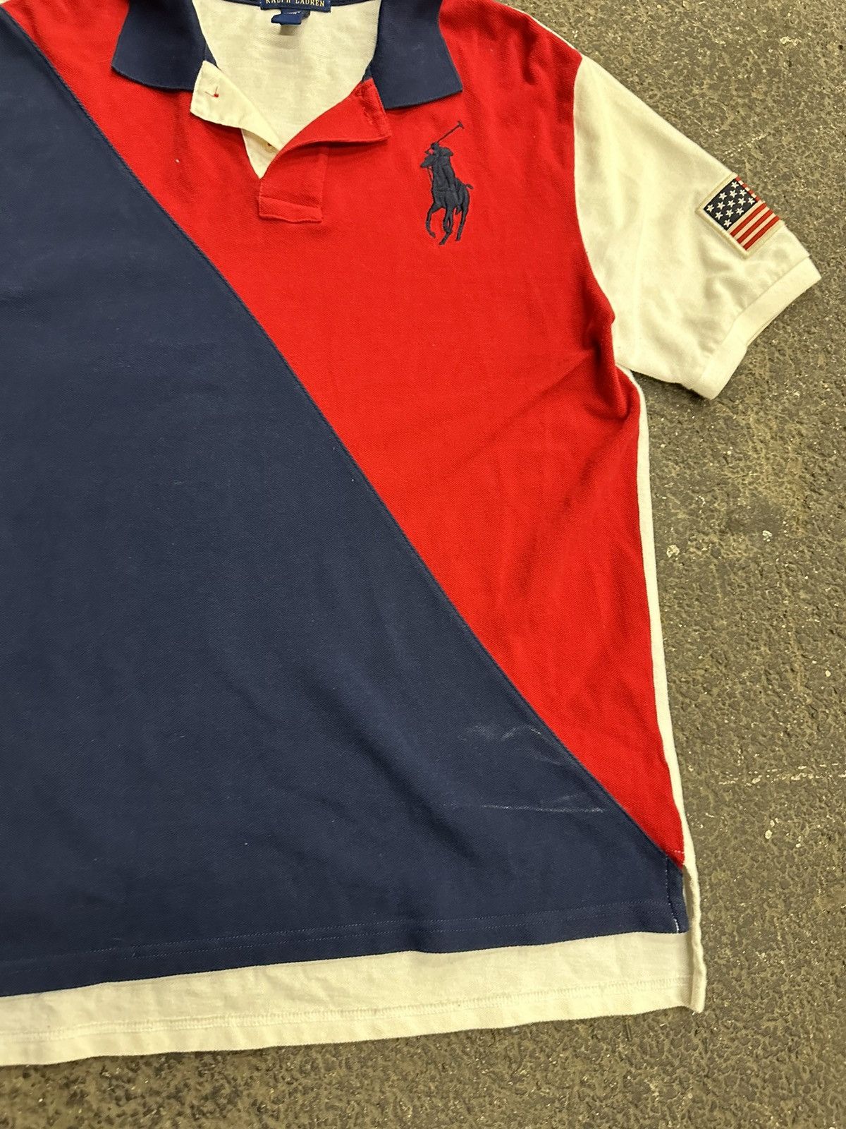 Polo Ralph Lauren × Vintage Vintage big pony poly shirt Size US S / EU 44-46 / 1 - 3 Thumbnail
