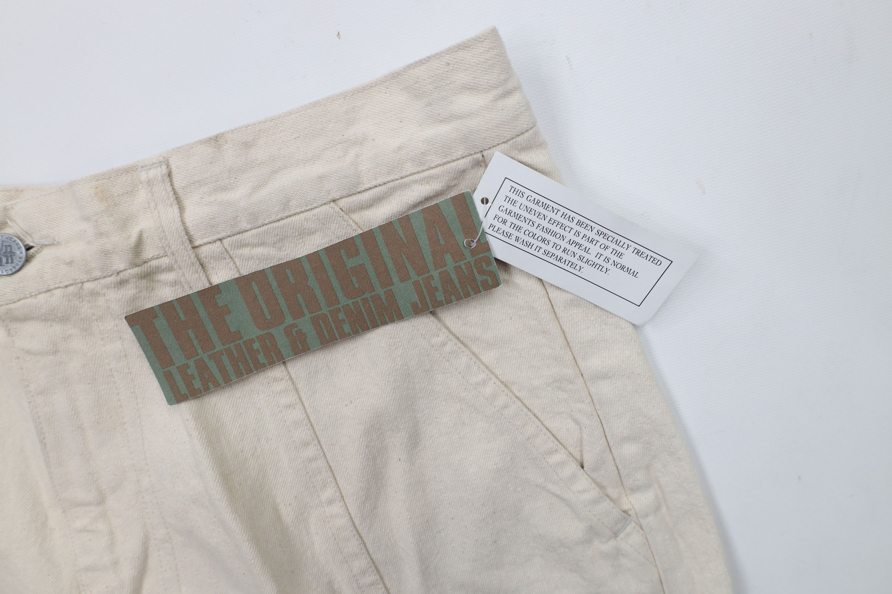 Vintage Deadstock Vintage 90s Streetwear Skateboard Leather Shorts Size US 31 - 6 Thumbnail