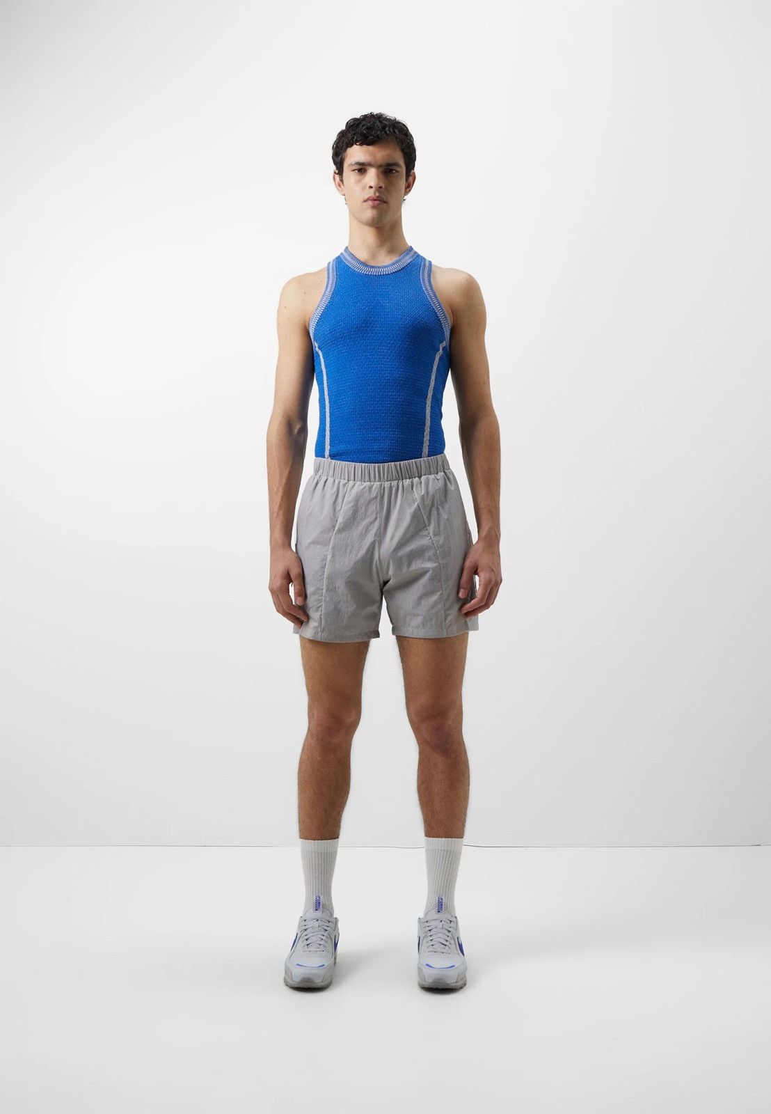 Saul Nash !DS! SS23 Saul Nash Light Grey Technical Shorts Size US 32 / EU 48 - 3 Thumbnail