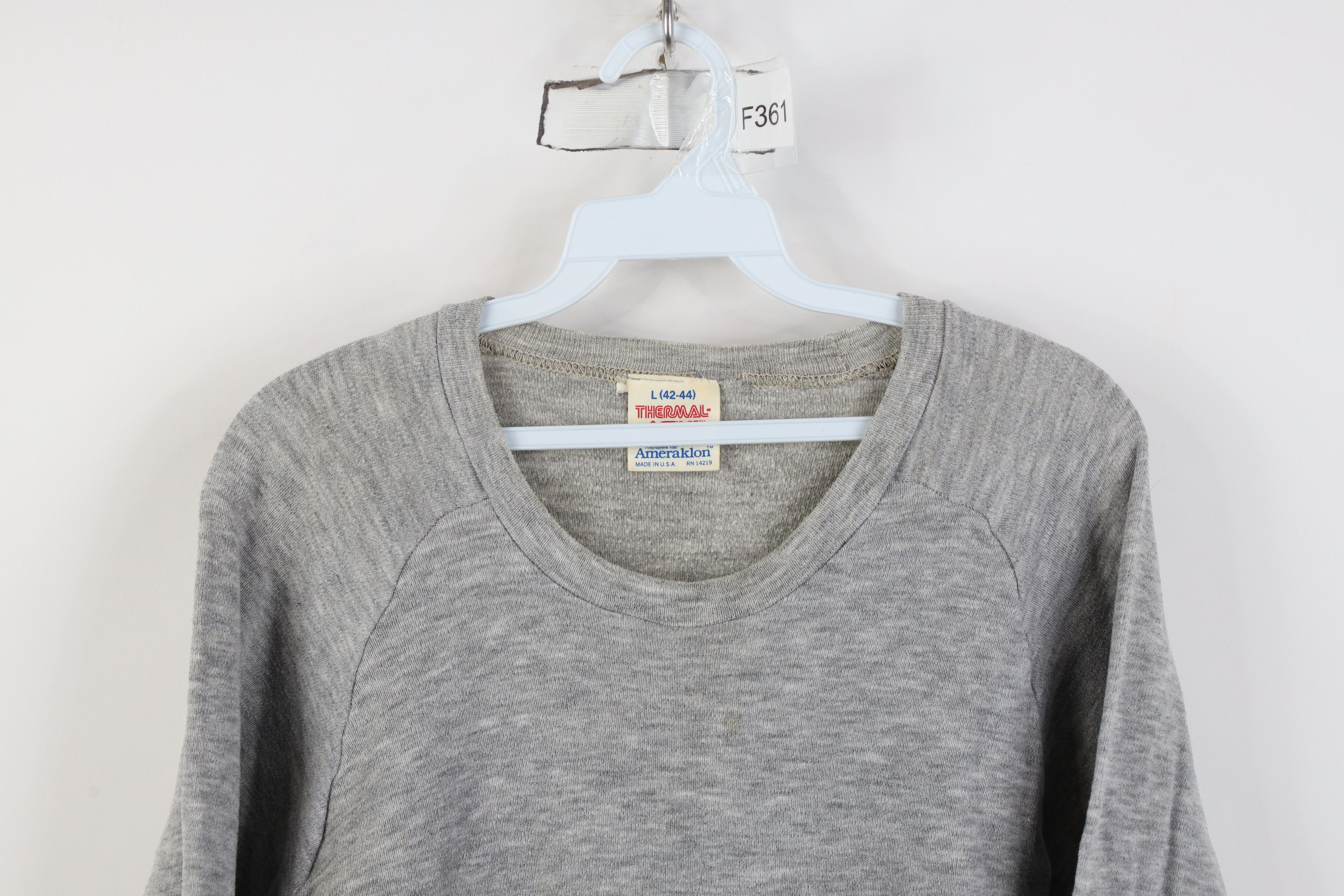 Vintage Vintage 70s Streetwear Thermal Knit Long Sleeve T-Shirt USA Size US L / EU 52-54 / 3 - 2 Thumbnail