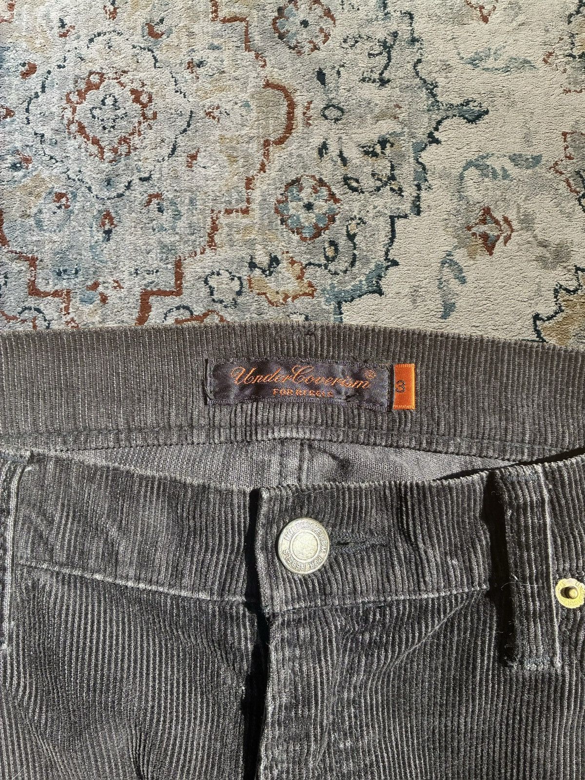 Undercover Undercover AW06 Black Corduroy Bug / Insect Denim Size US 32 / EU 48 - 4 Thumbnail