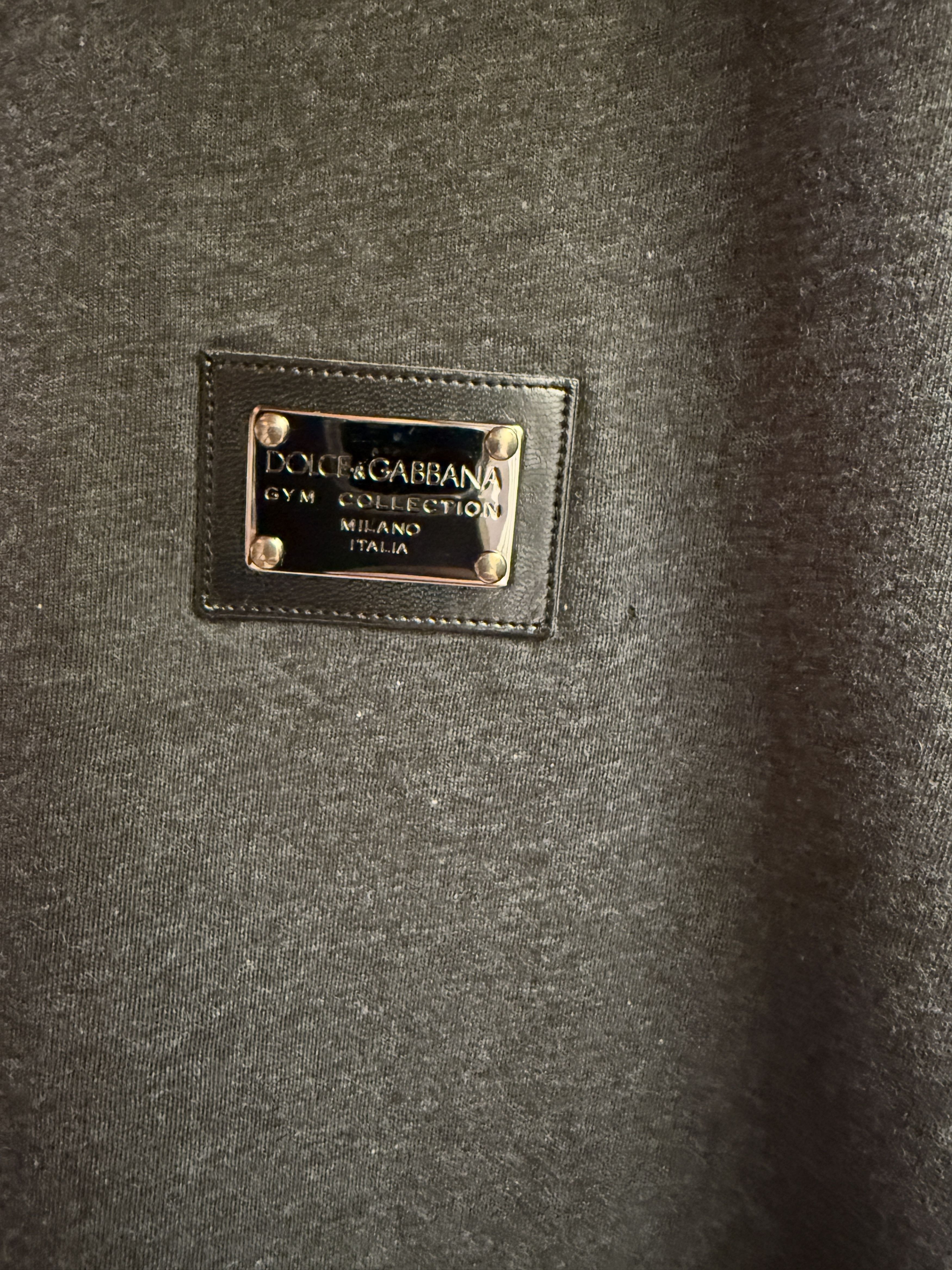 Dolce & Gabbana Dolce & Gabbana Charcoal Grey T-Shirt Size 56 Size US XL / EU 56 / 4 - 2 Thumbnail