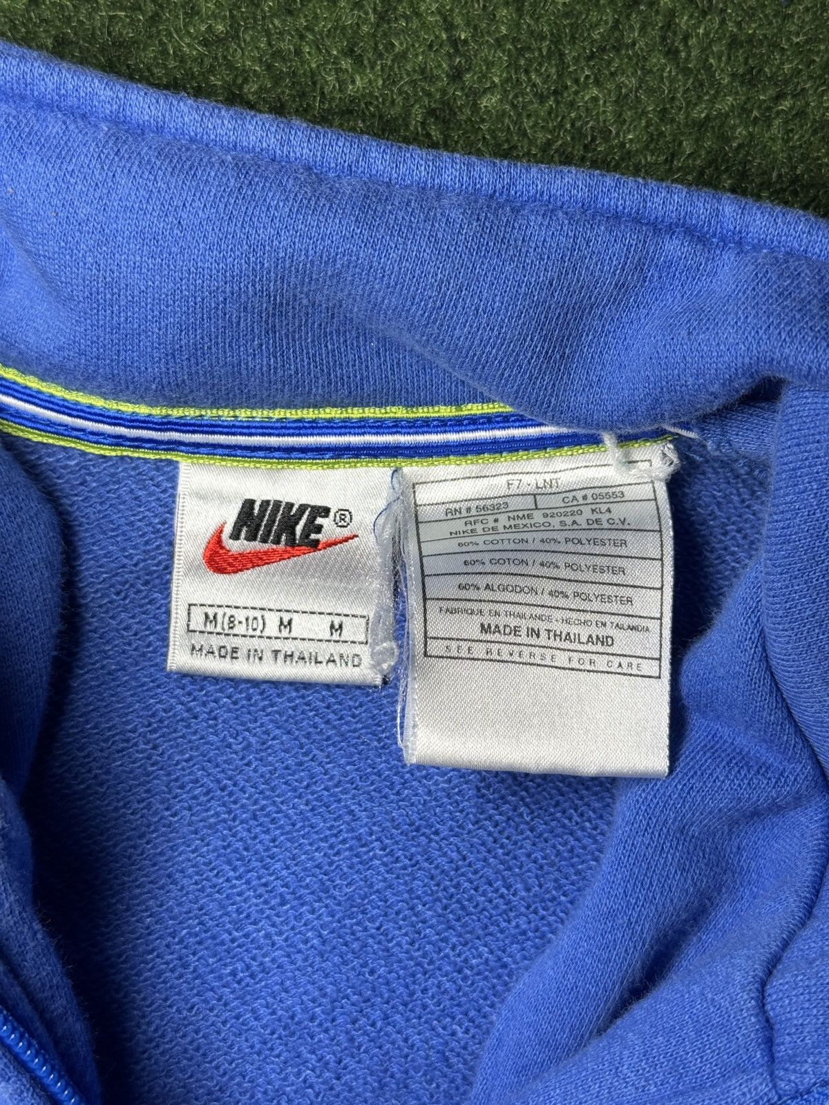 Nike × Vintage 90s Nike Court Full Zip Tennis Cropped Sweatshirt Jacket Size M / US 6-8 / IT 42-44 - 4 Thumbnail