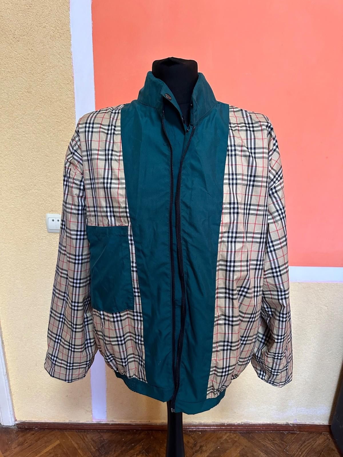 Burberry Burberys Golf Nova Check Green Jacket Sz XL Size US XL / EU 56 / 4 - 6 Thumbnail
