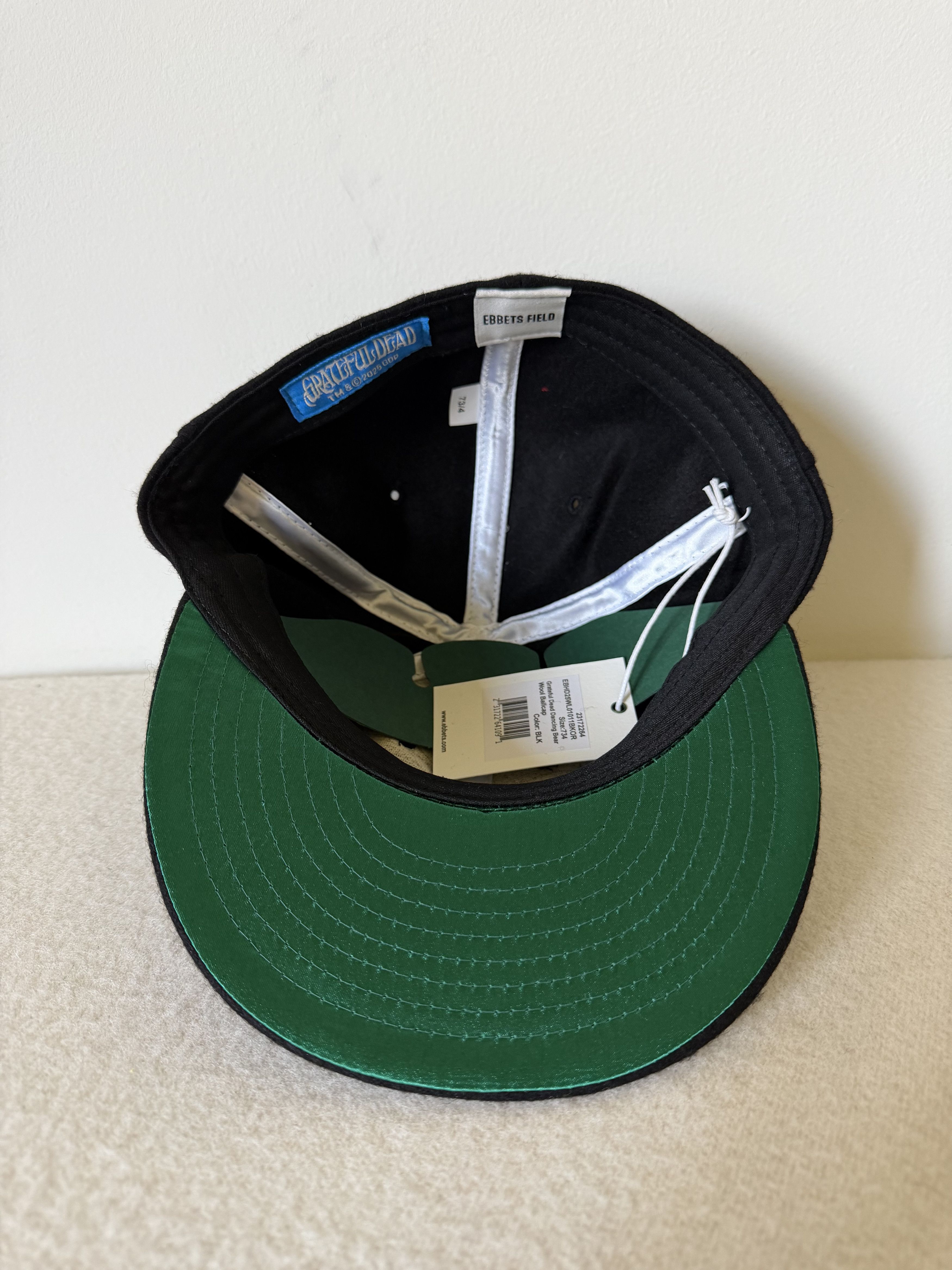 Ebbets Field Flannels 7 3/4 Ebbets Field Grateful Dead Dancing Bear Fitted Hat Size ONE SIZE - 5 Thumbnail