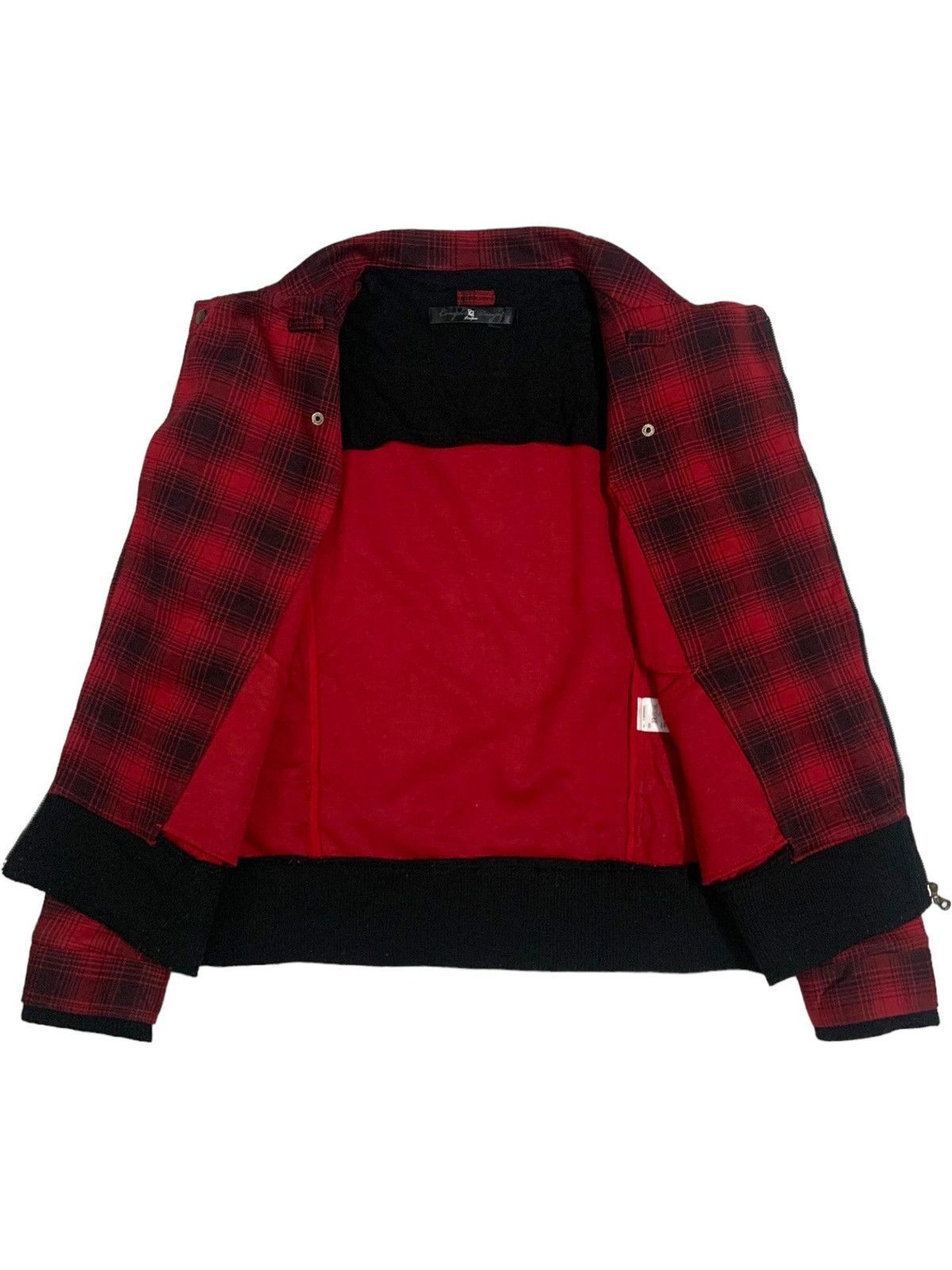 14th Addiction Vintage Japanese Brand Plaid Tartan Punk Biker Jacket Size US M / EU 48-50 / 2 - 3 Thumbnail