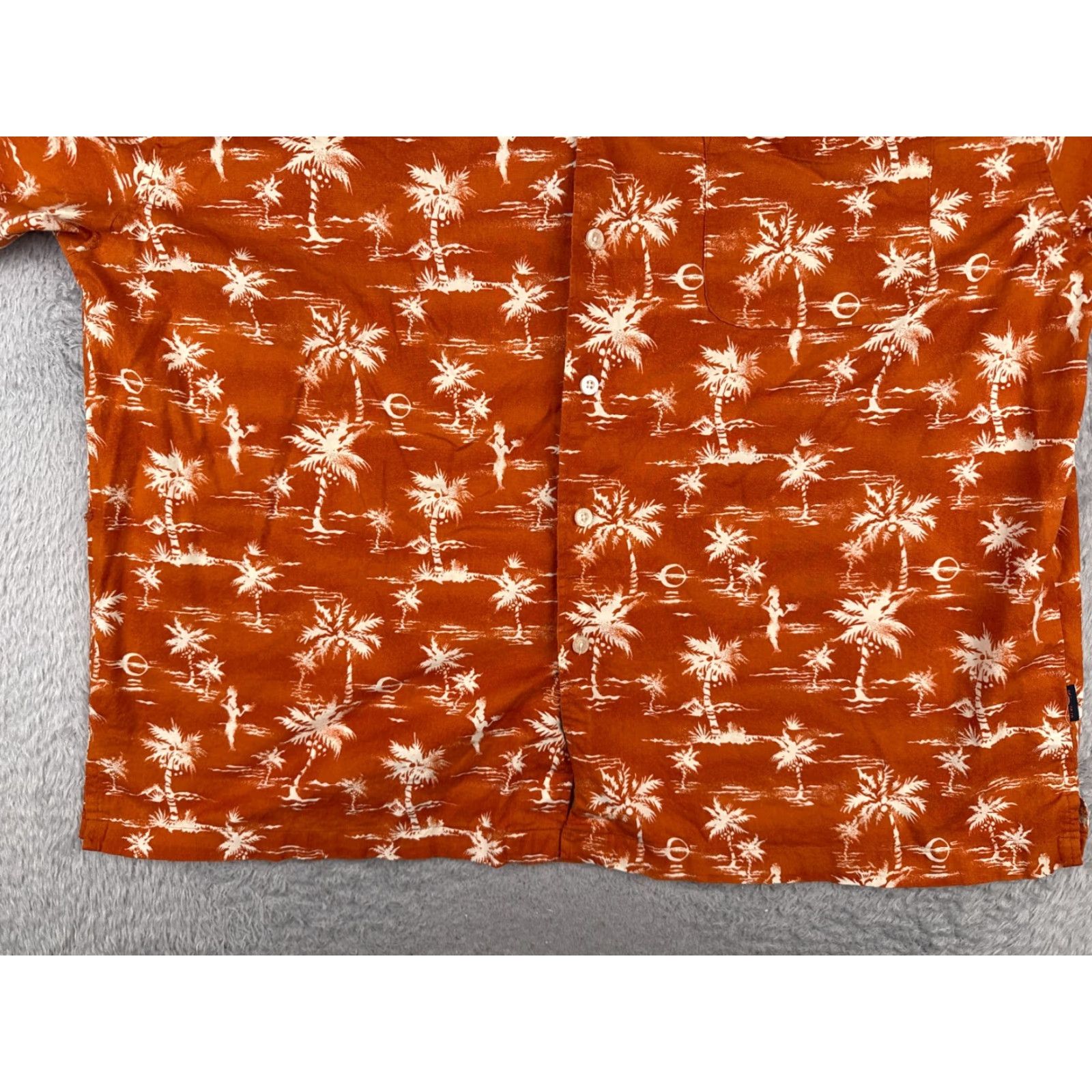 Route 66 VINTAGE Route 66 Shirt Men 2XL Orange Floral Palm Button Up Hawaiian 100% Cotton Size US XXL / EU 58 / 5 - 5 Thumbnail