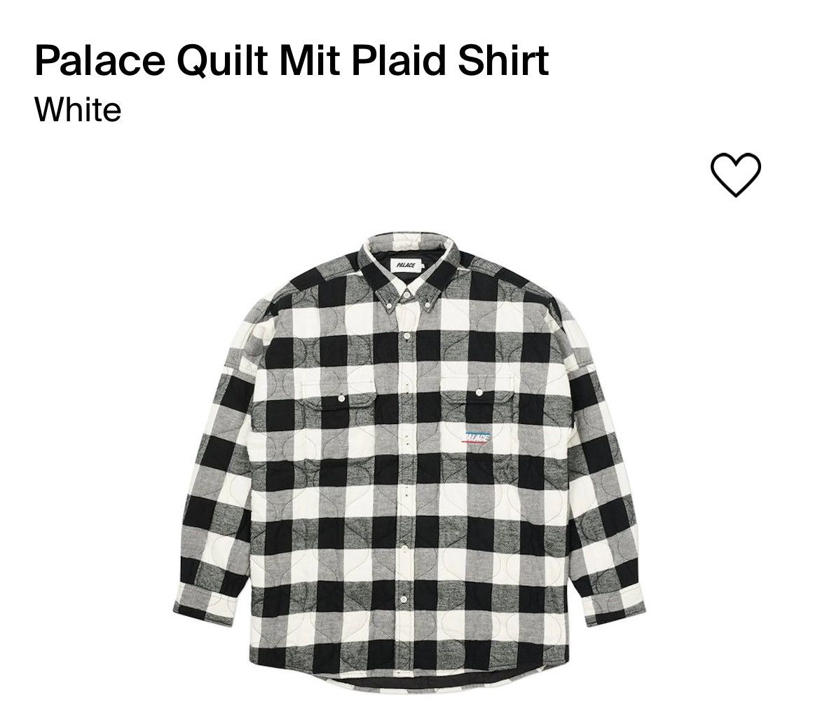 Palace Palace Neighborhood Shirt Grey Ombre Plaid | Grailed