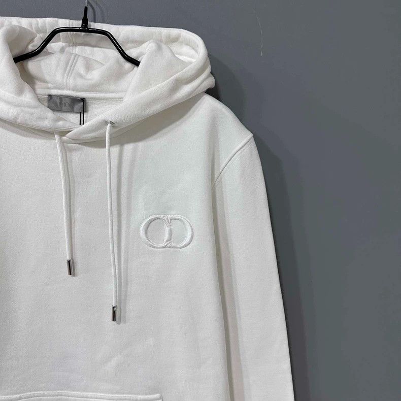 Dior Dior Embroidered white hoodie 2506-Nextarrow Size US M / EU 48-50 / 2 - 3 Thumbnail