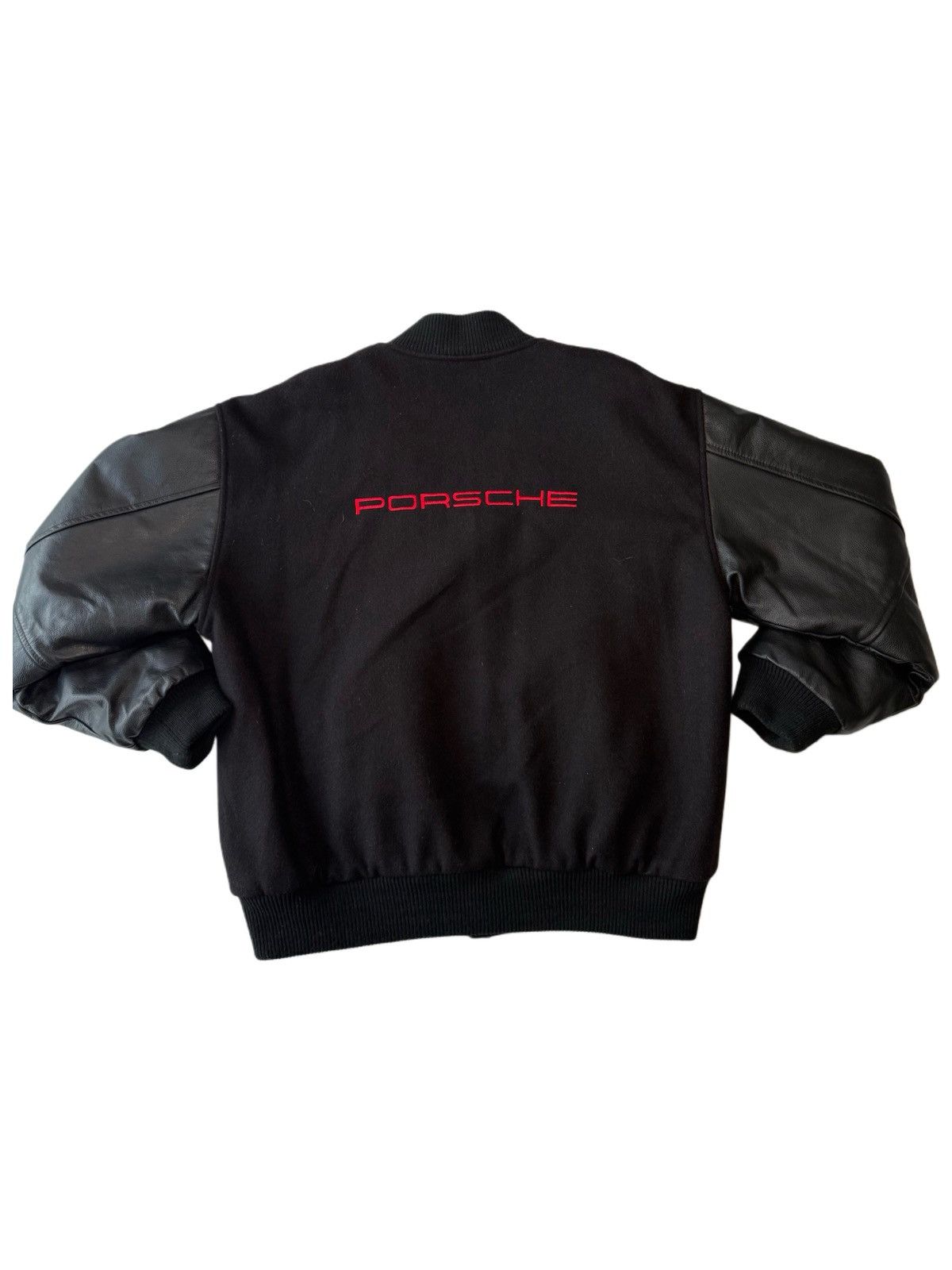 Porsche Design Vintage Porsche Black Varsity Jacket Size US M / EU 48-50 / 2 - 5 Thumbnail