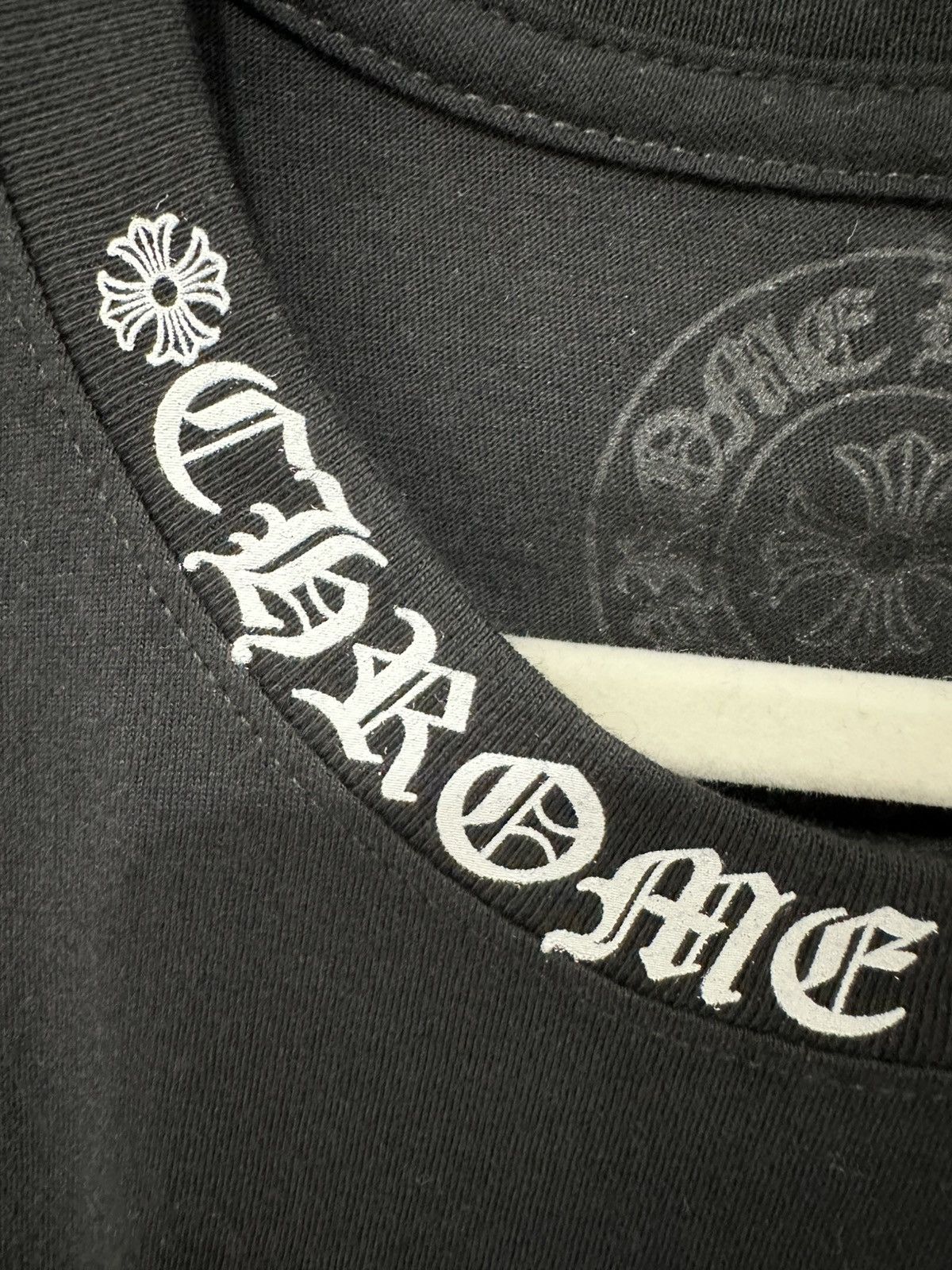 Chrome Hearts Chrome Hearts Neck Logo Tee Large Black Size US L / EU 52-54 / 3 - 5 Thumbnail