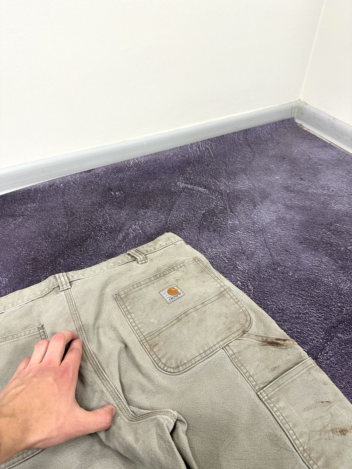Carhartt Vintage Carhartt Distressed Cargo Carpenter Baggy Work Pants Size US 36 / EU 52 - 4 Thumbnail