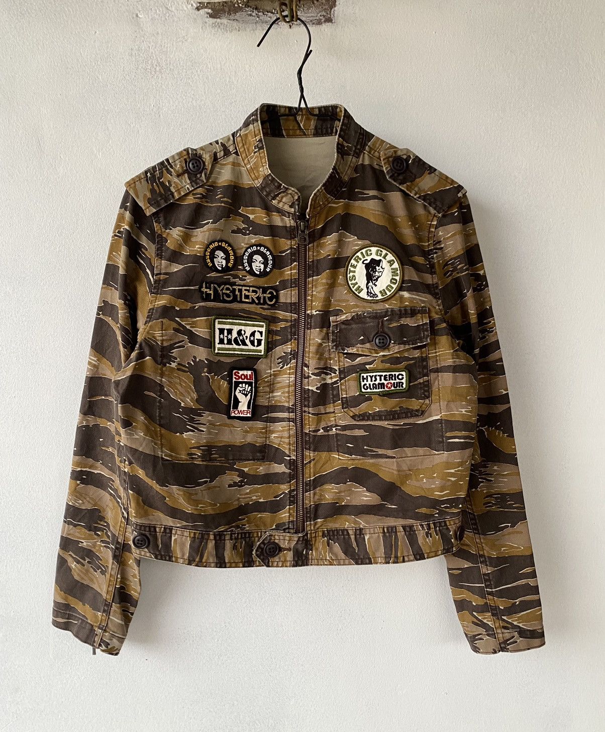 Hysteric Glamour Vintage Hysteric Glamour HG Army Patch Millitary Jacket Size US S / EU 44-46 / 1 - 1 Thumbnail