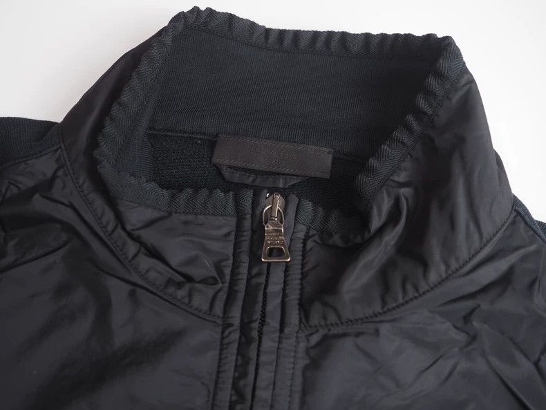 Prada PradaBlack red label knitted nylon stitching jacket 2503-Ne Size US L / EU 52-54 / 3 - 3 Thumbnail