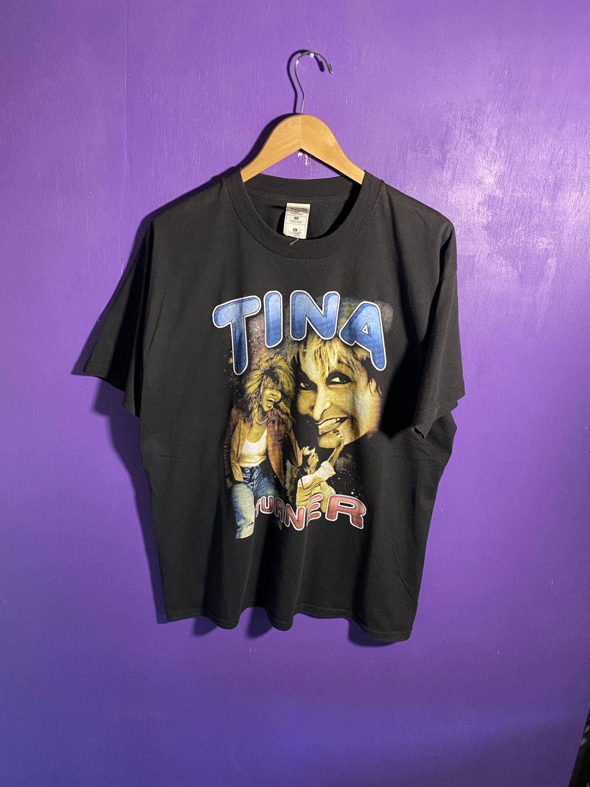 Rap Tees Vintage 90s Tina turner rap tee tour t-shirt Size US XL / EU 56 / 4 - 1 Thumbnail